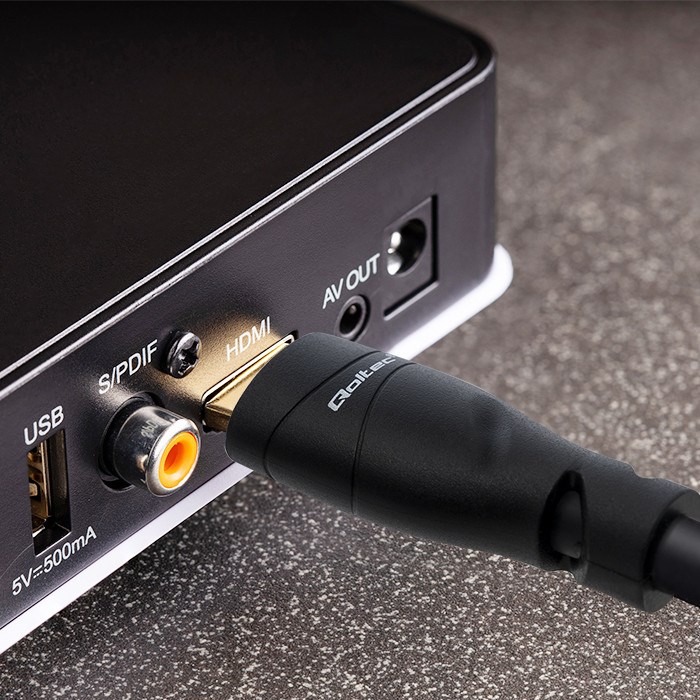 Kabel QOLTEC 50353 HDMI v2.1 Ultra high speed 8K 60Hz 26AWG GOLD 5m-7