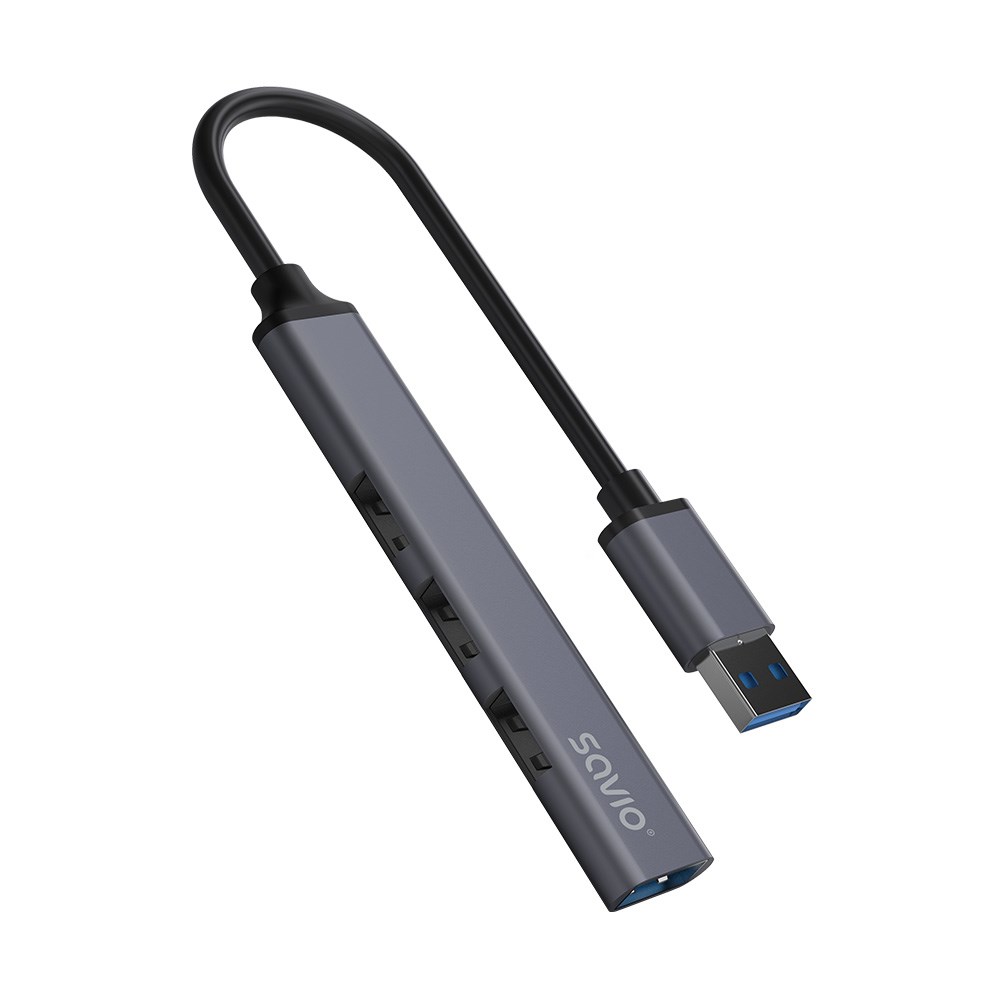 SAVIO Hub AK-70 USB-A - 3 × USB-A 2.0, 1 × USB-A 3.1 GEN 1, 4 in 1, 5 Gbps-6