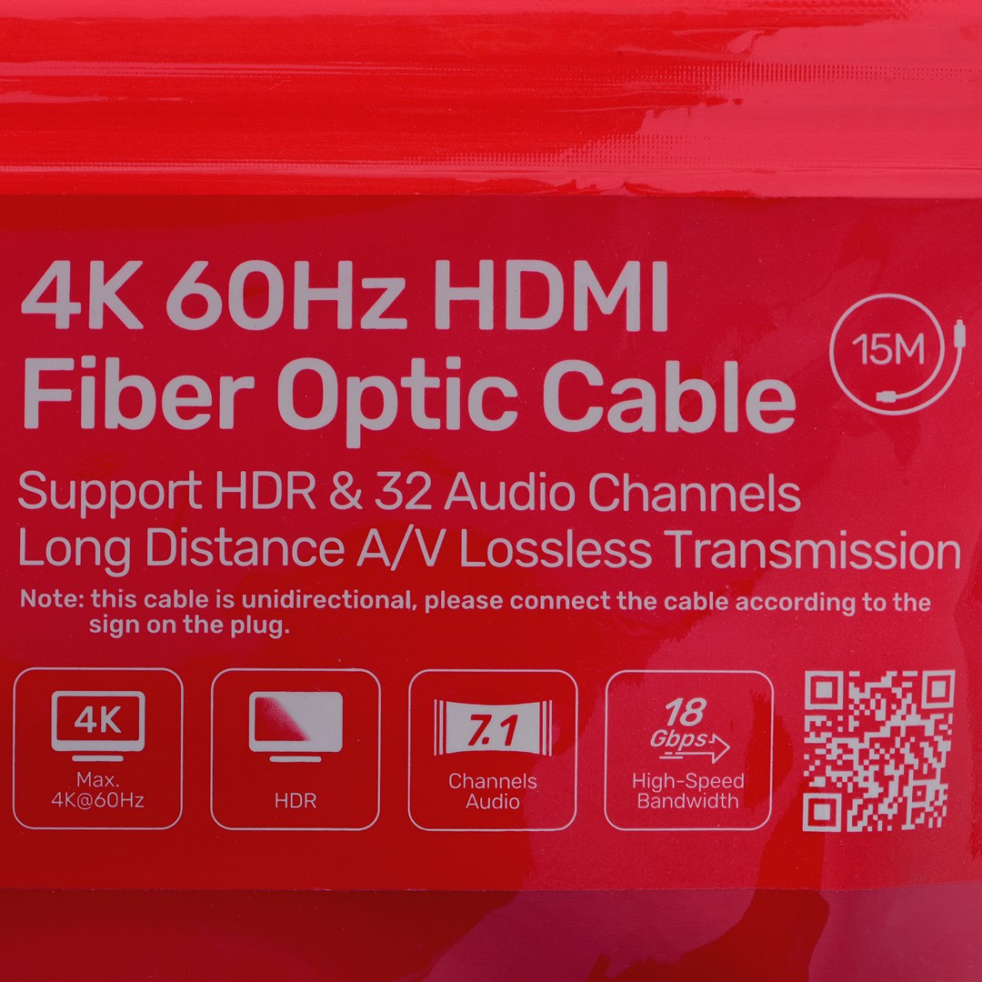 Optički HDMI kabel UNITEK (2.0 AOC, 4K 60HZ, 15 m)-3