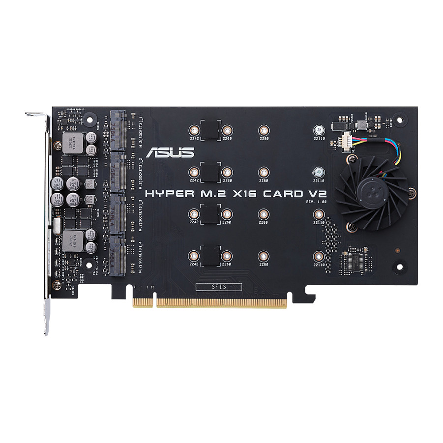 Unutarnji kartica/sučelje ASUS HYPER M.2 X16 CARD V2-5