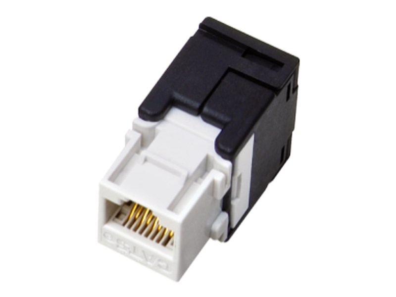 Konektor Alantec MB001 (RJ45, Crni, Bijeli, ravni oblik, pozlaćeni kontakti)-0
