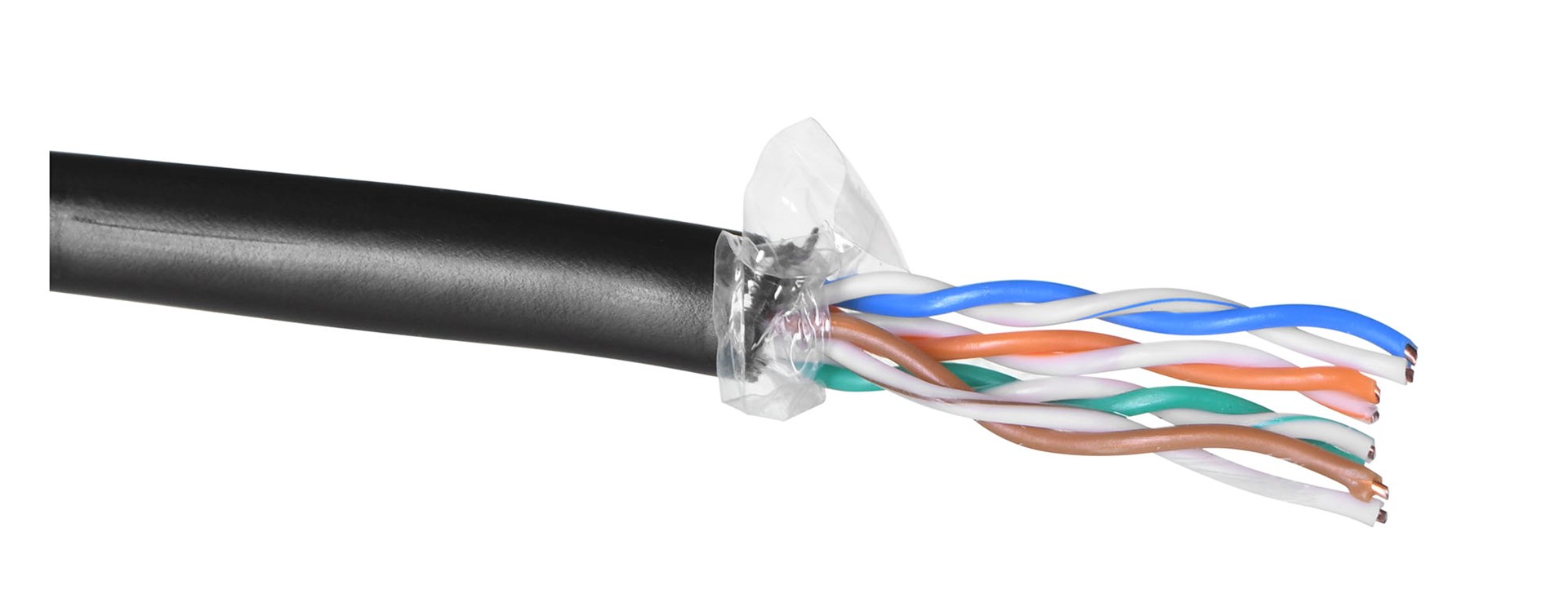 Mrežni kabel Q-LANTEC KIU5OUTS305Q (305 m, Cat5e U/UTP crni)-1