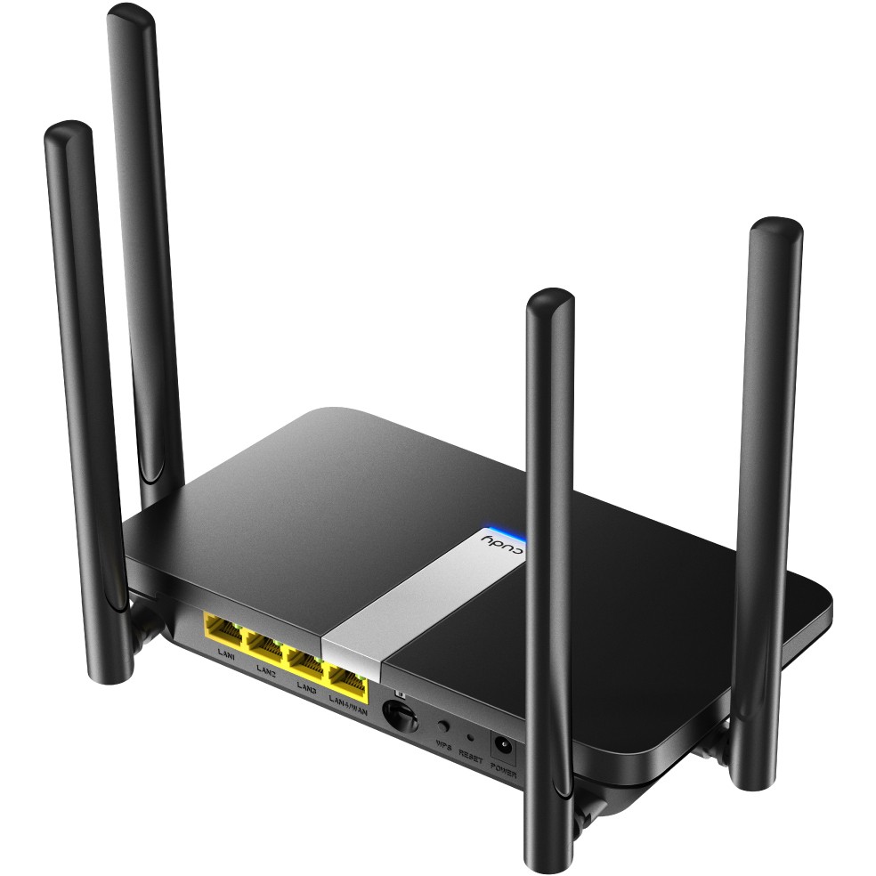 Cudy LT500 wireless router Fast Ethernet Dual-band (2.4 GHz / 5 GHz) 4G Black-2