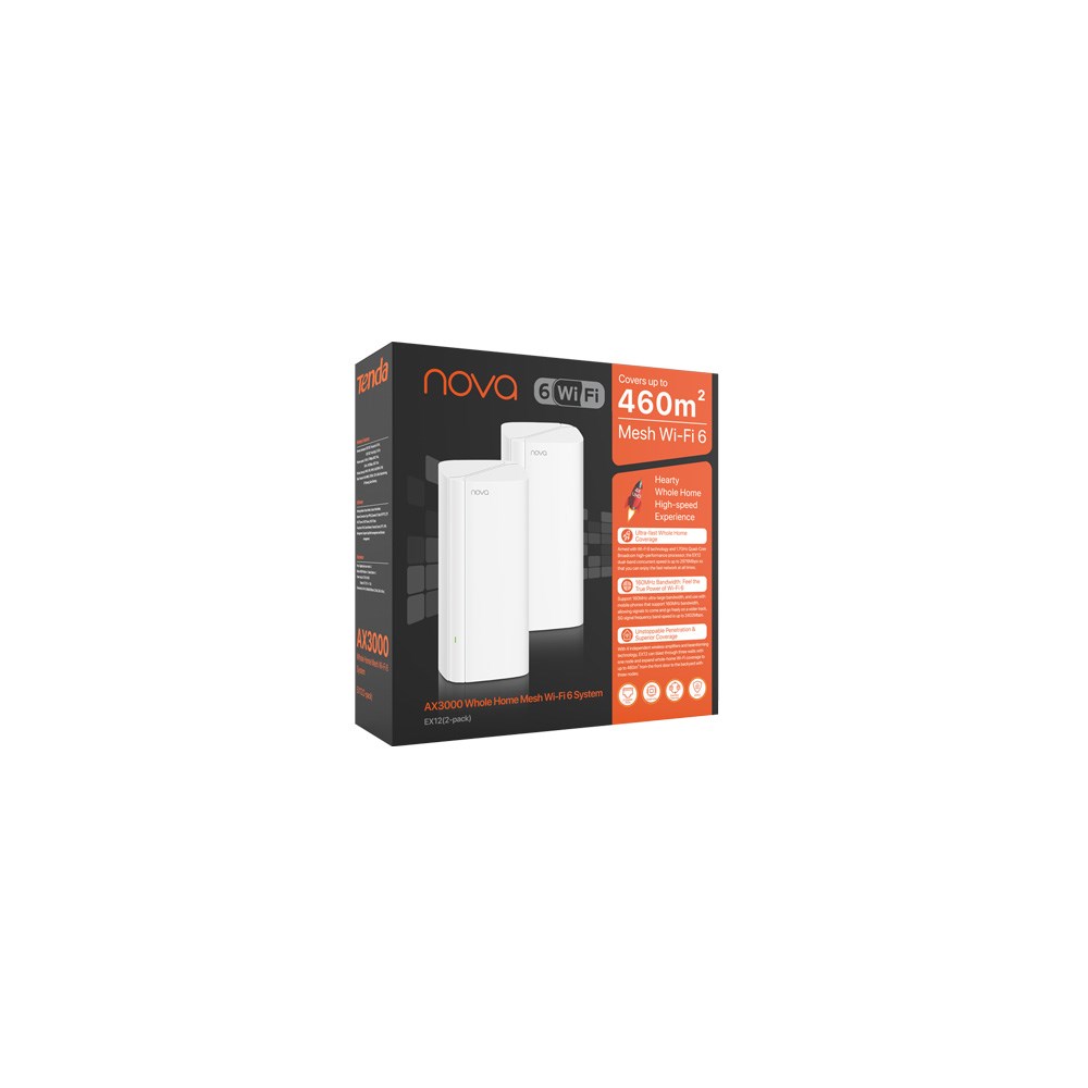 Mesh sustav TENDA EX12 (ax3000, wi-fi 6, dual-band, 2 komada)-3
