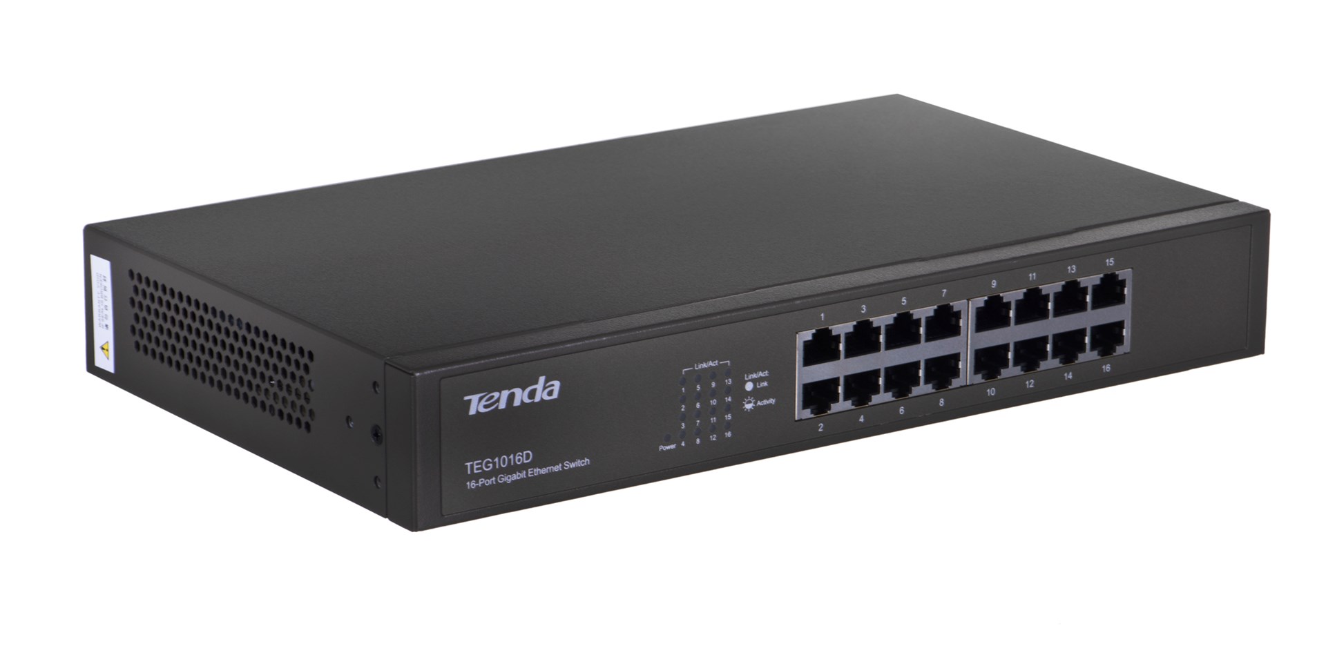 Prekidač TENDA 16-port Gigabit (plavi, 10/100/1000 Mbps, unmanaged)-2