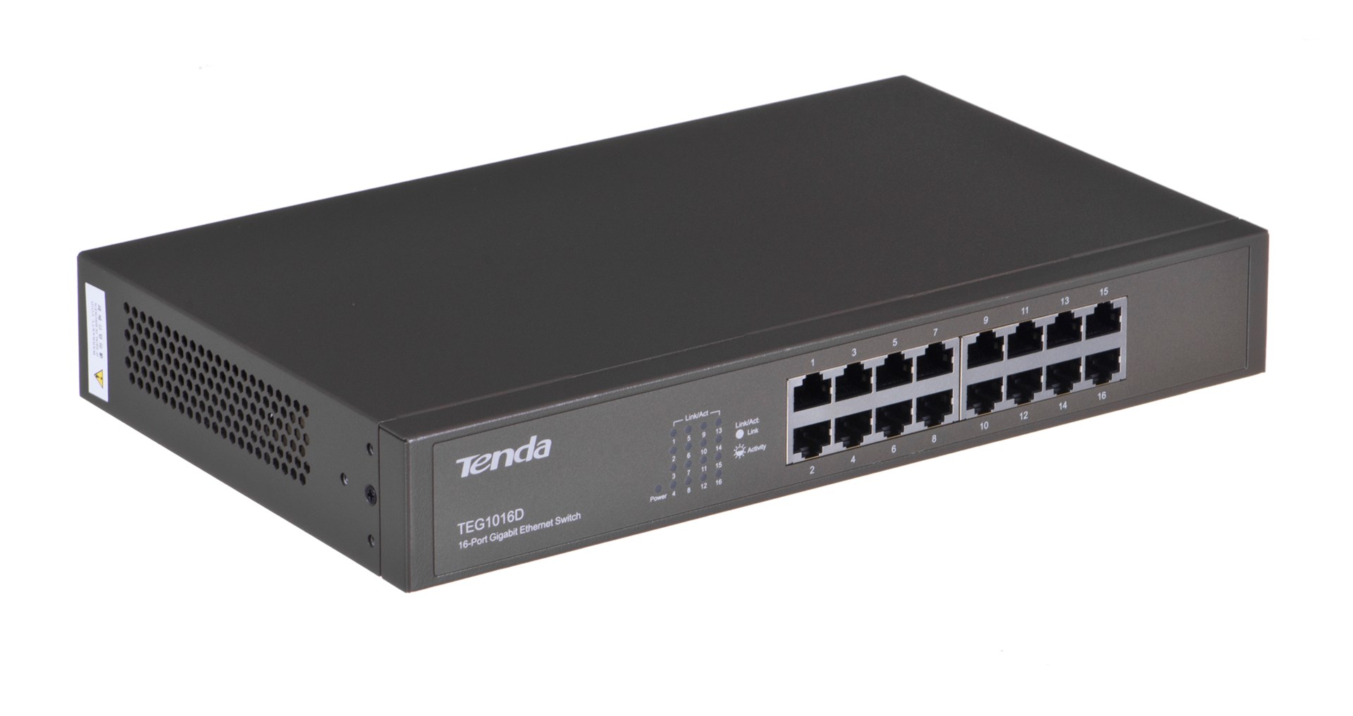 Prekidač TENDA 16-port Gigabit (plavi, 10/100/1000 Mbps, unmanaged)-0