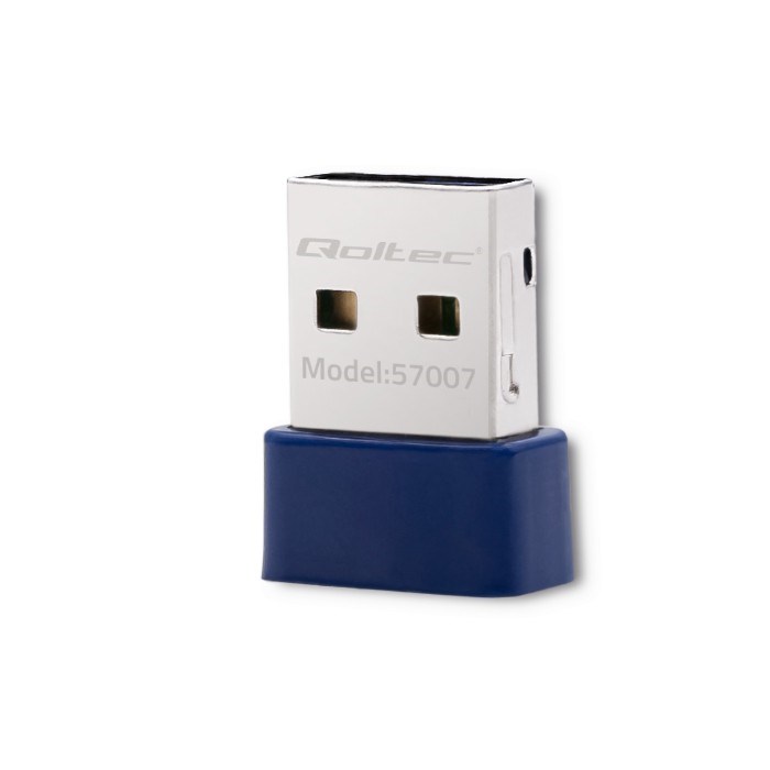 Qoltec 57007 Wireless Mini Bluetooth USB WiFi Adapter-0