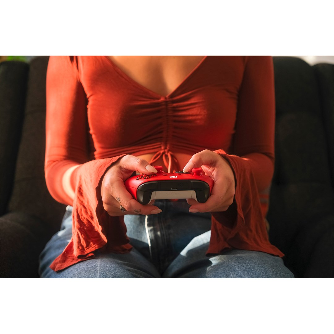 Kontroler MICROSOFT Xbox (bežični, Bluetooth/USB) crveni-30