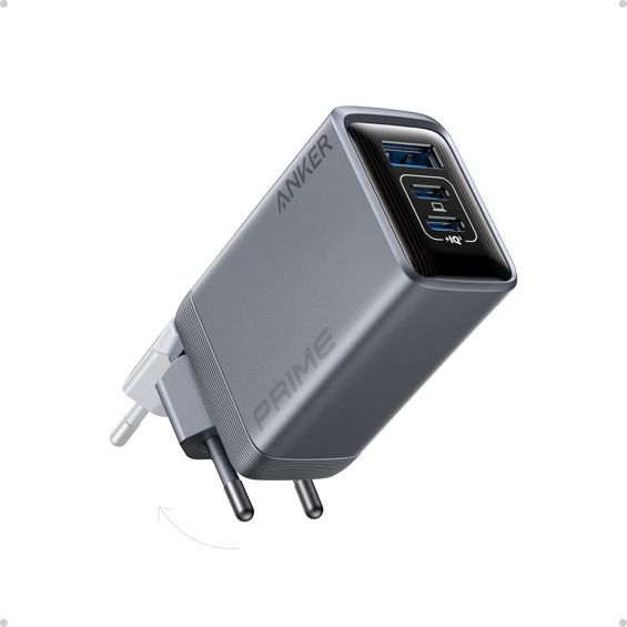 Punjač ANKER Prime GaN 100W 2x USB-C 1x USB-A-11