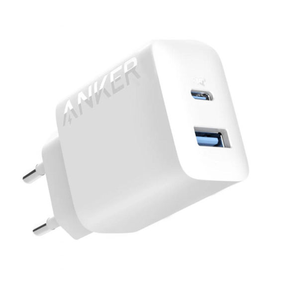Adapter ANKER A2348G2, 20W, 1xUSB-C, 1xUSB-A, PowerIQ 3.0, bijeli-0