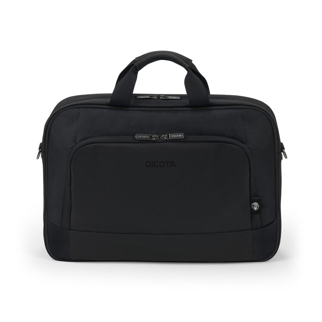 Torba za laptop DICOTA Eco Top Traveller BASE 13-14.1 (toploader, rPET, crna boja)-2