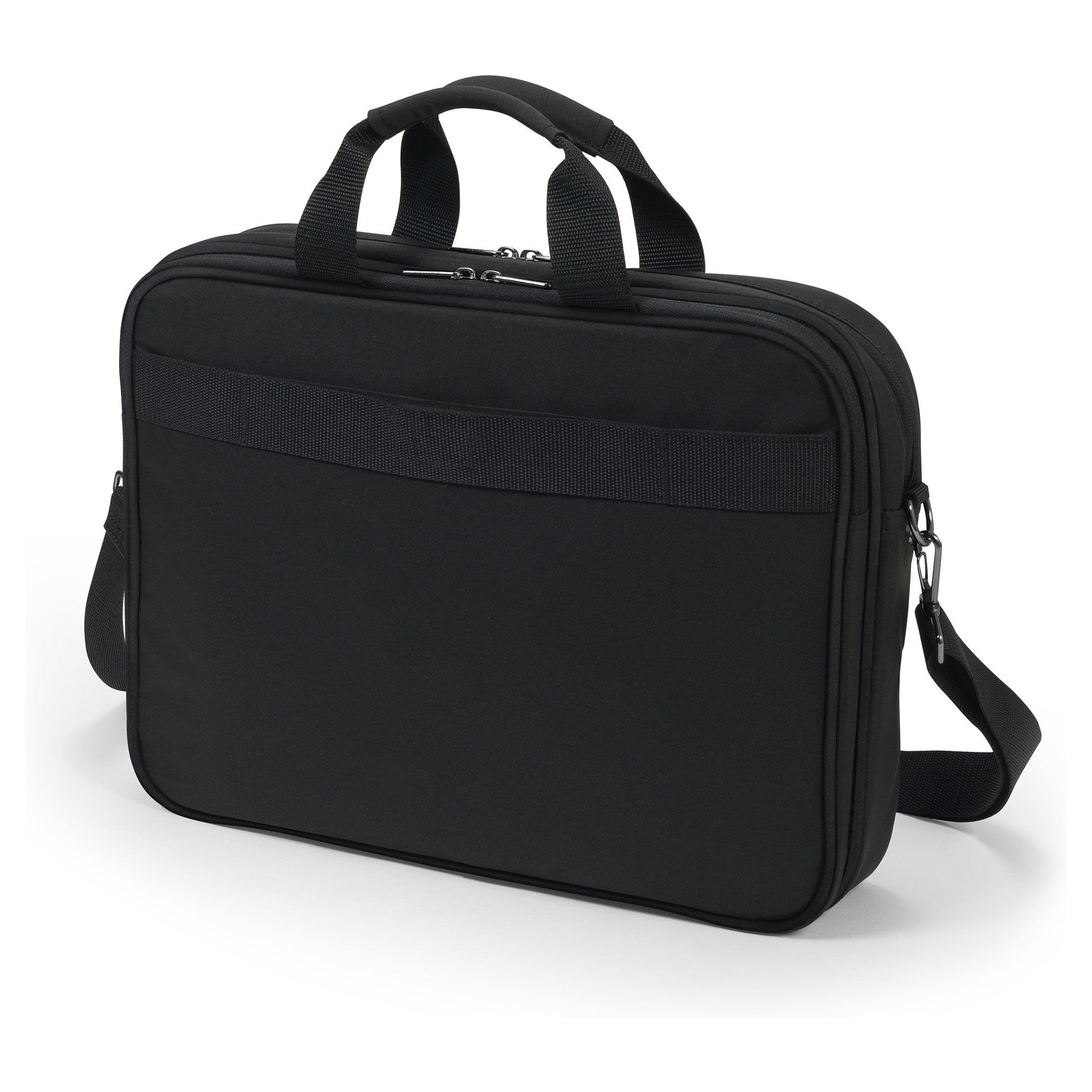 Torba za laptop DICOTA Eco Top Traveller BASE (39.6 cm (15.6"), crna, poliester, s prednjim i stražnjim džepom)-1