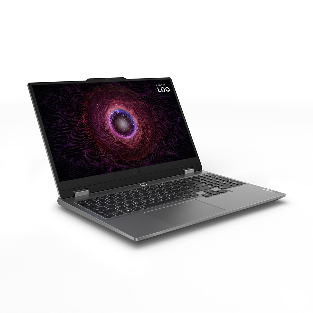 Laptop LENOVO LOQ 15ARP9 (15.6" IPS FHD, Ryzen 5 7235HS, 16GB RAM, 512GB SSD, GeForce RTX 3050, Win11 Home) sivi – internacionalna non HR tipkovnica-1