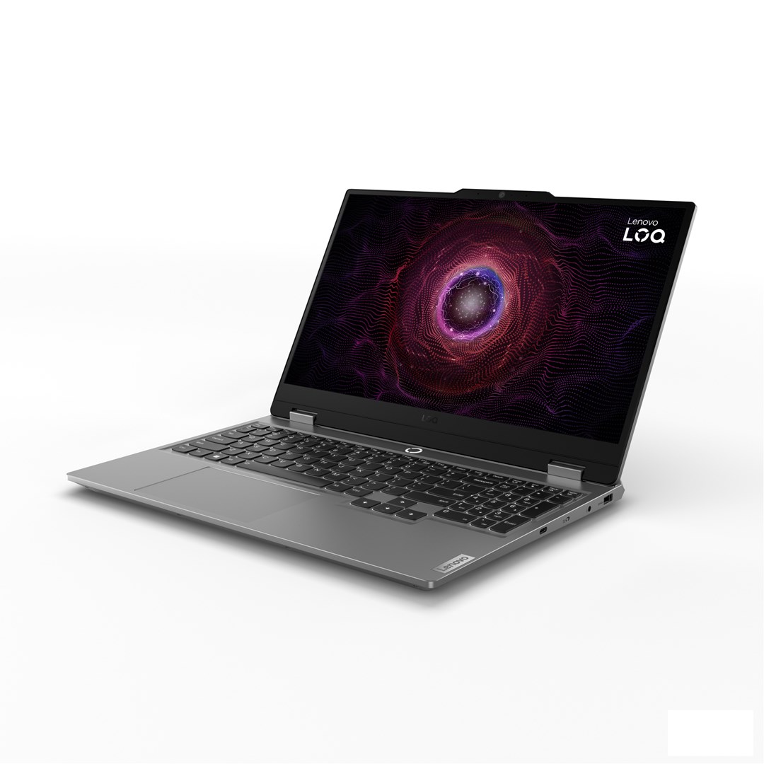 Laptop LENOVO LOQ 15ARP9 (15,6" IPS FHD, Ryzen 5 7235HS, 16GB RAM, 512GB SSD, GeForce RTX 3050, NoOS) sivi – internacionalna non HR tipkovnica-2