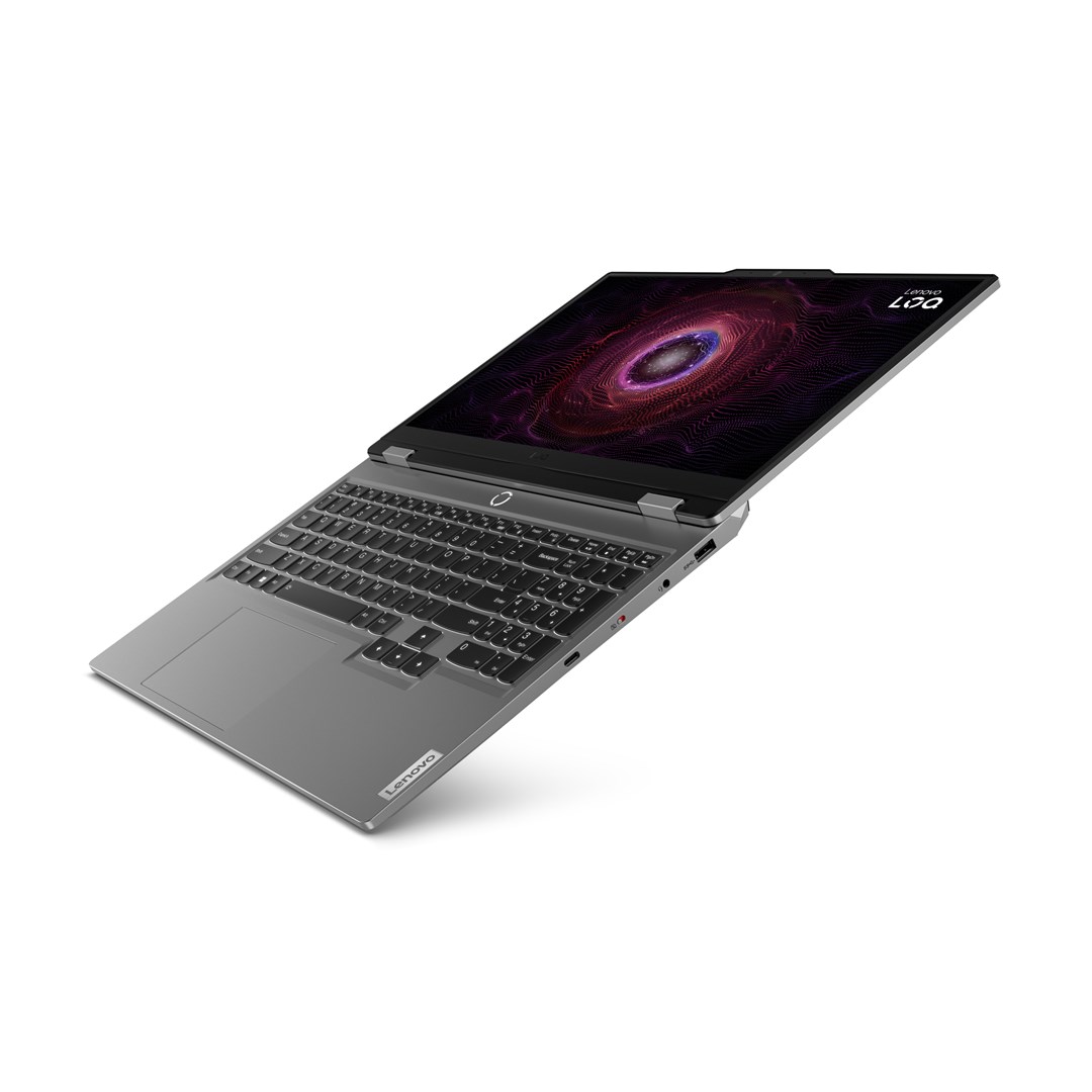 Laptop LENOVO LOQ 15ARP9 (15,6" IPS FHD, Ryzen 5 7235HS, 16GB RAM, 512GB SSD, GeForce RTX 3050, NoOS) sivi – internacionalna non HR tipkovnica-4