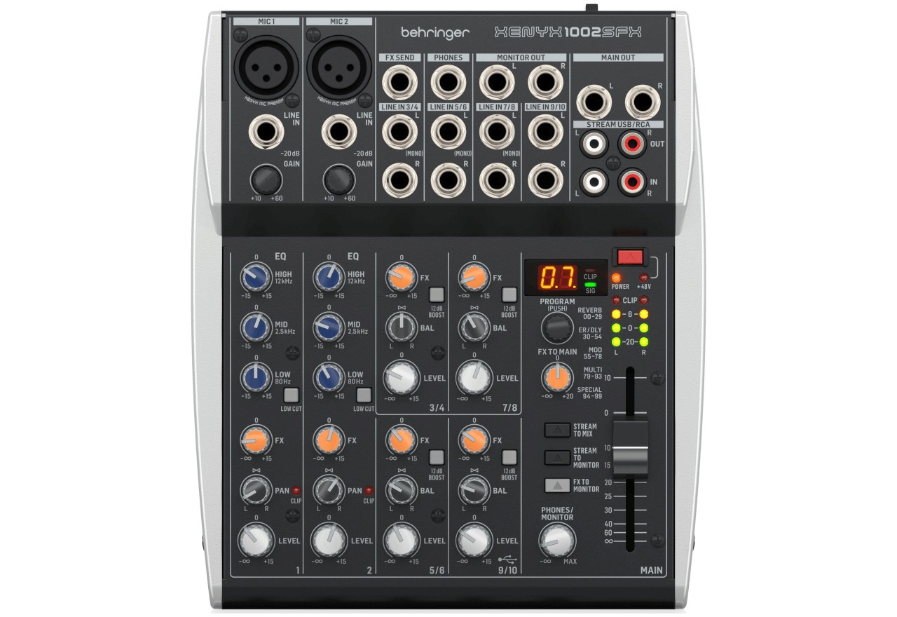 Behringer XENYX 1002SFX - Mikser audio-0