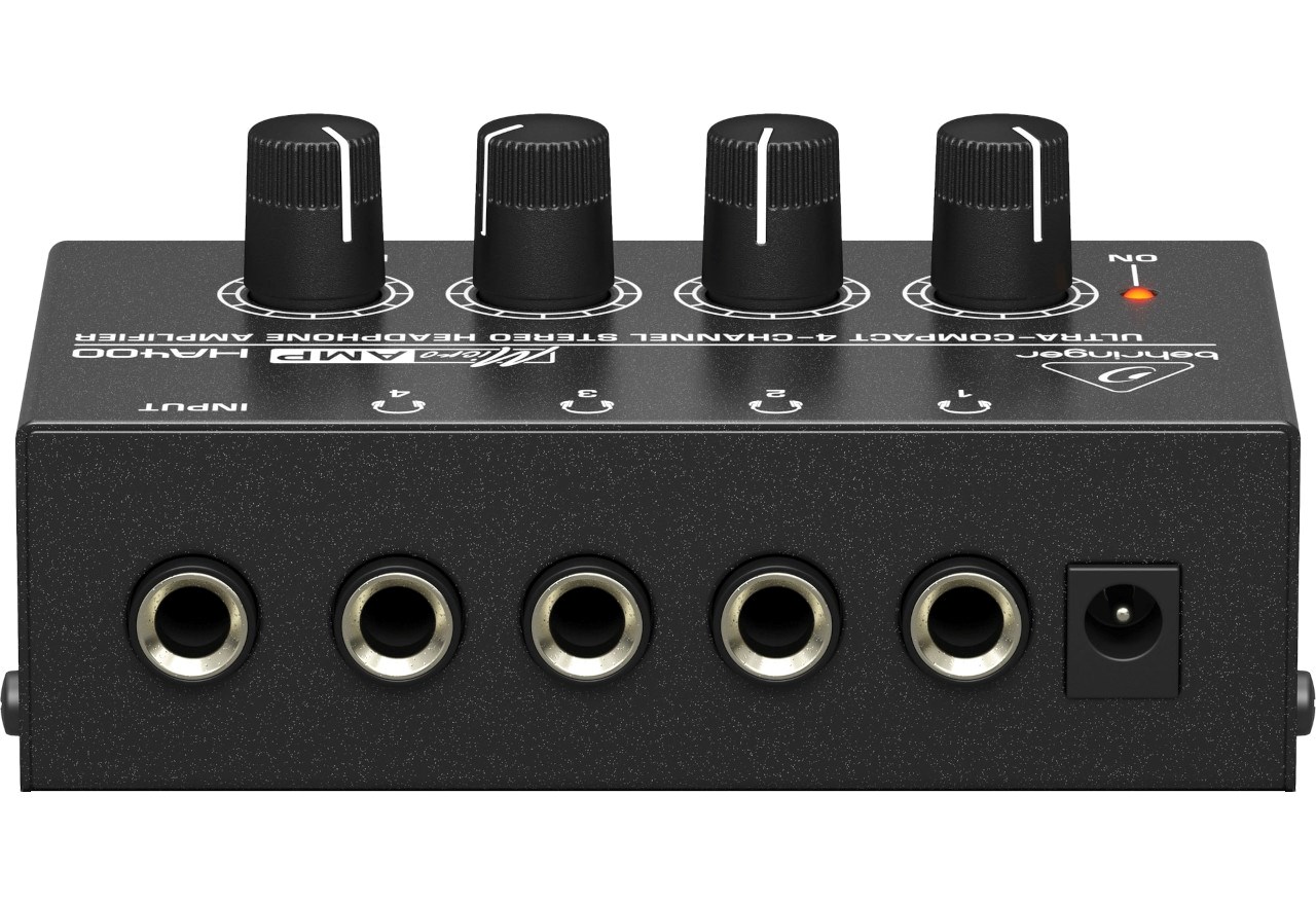 Behringer HA400 headphone amplifier Black, Grey-2