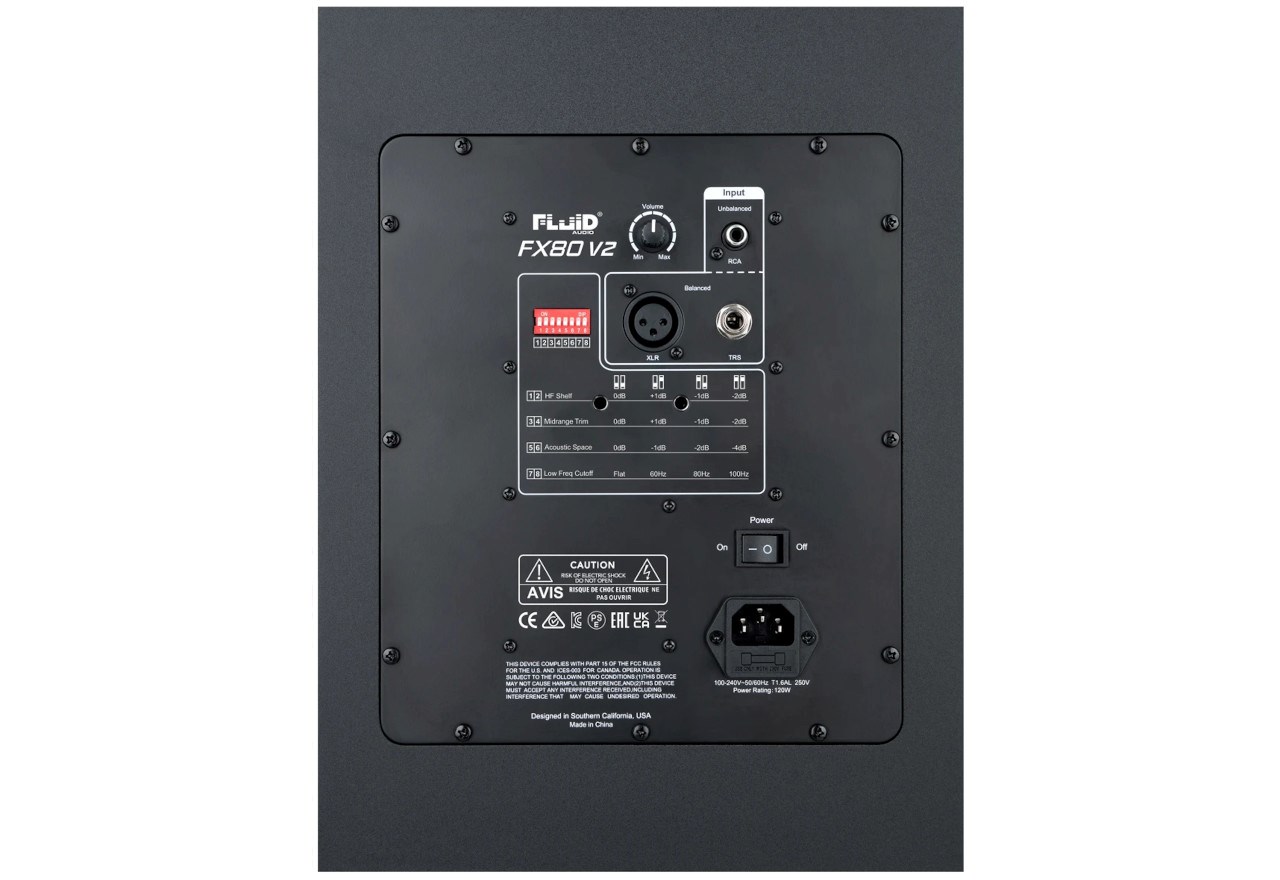 Monitor FLUID AUDIO FX80 V2 - aktivni studijski monitor-4