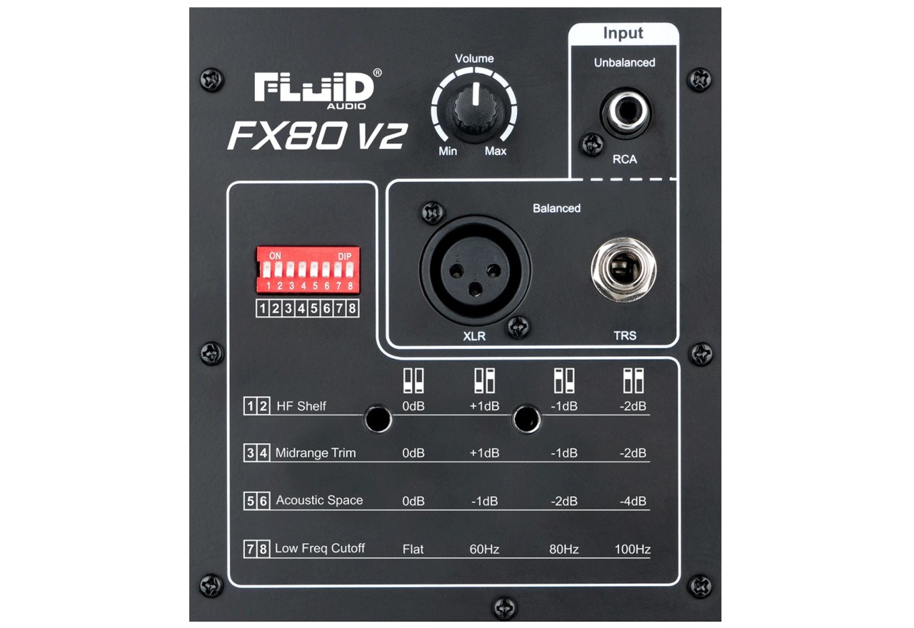 Monitor FLUID AUDIO FX80 V2 - aktivni studijski monitor-2