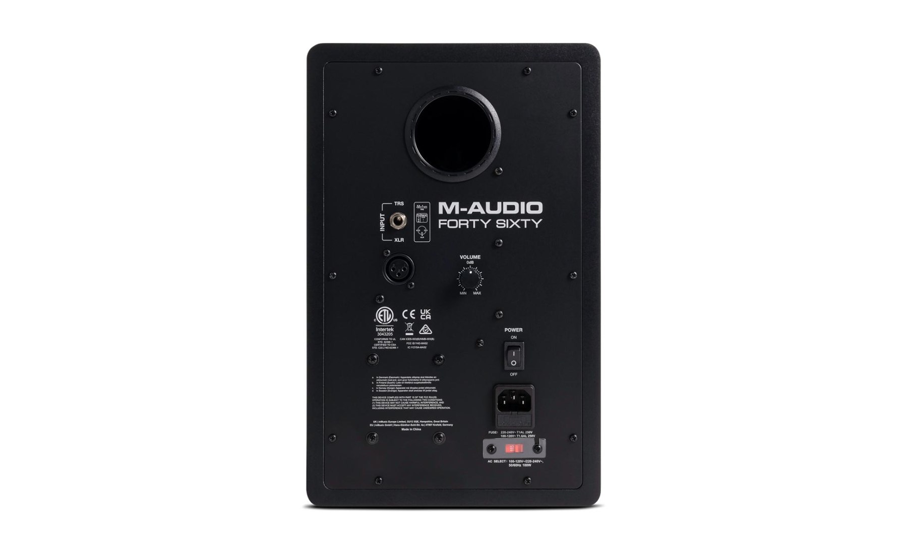 Aktivni studijski monitor M-AUDIO Forty Sixty, 6.5", 100W-3