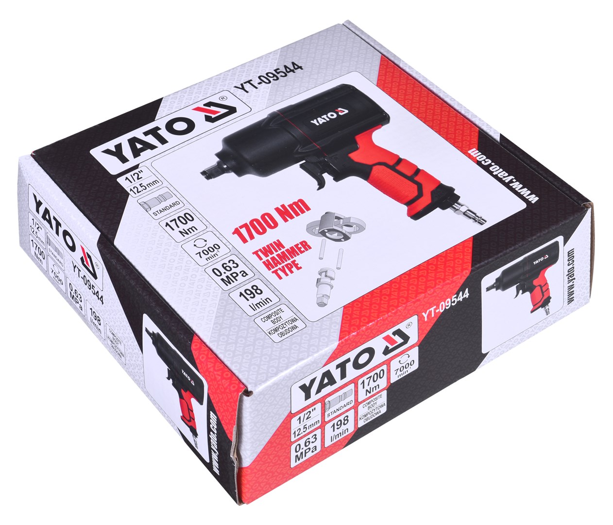 Pneumatski ključ 1/2" YATO YT-09544 1700Nm-6