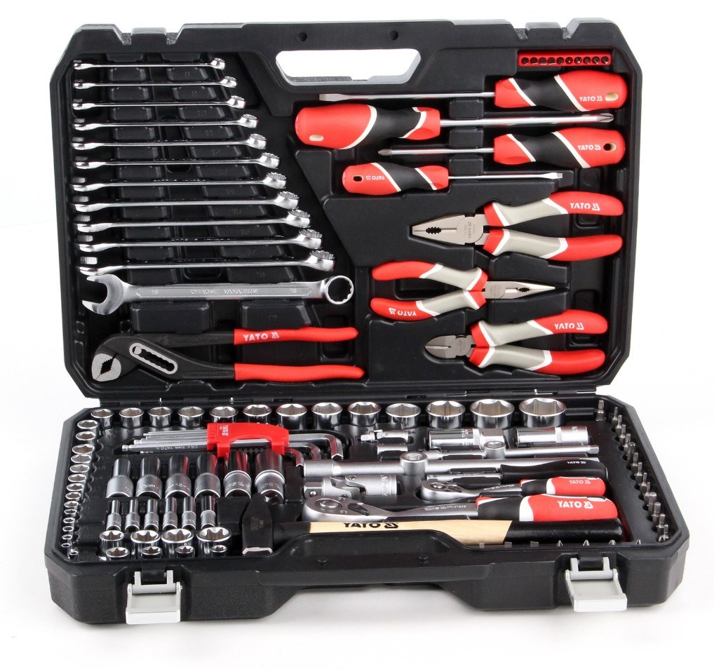 Set alata YATO YT-38901 XXL (122 dijela, 1/4", 1/2")-2