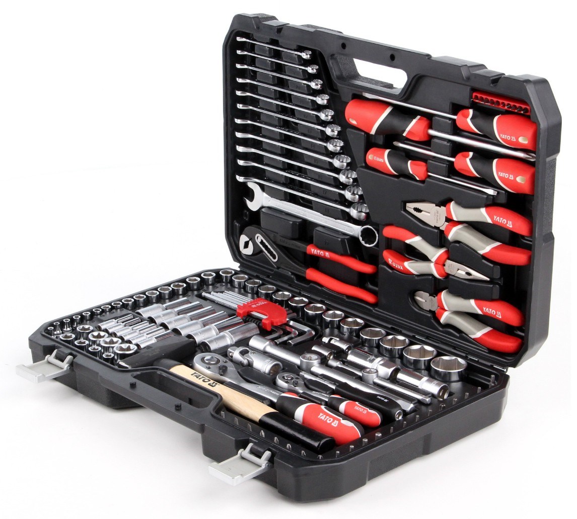Set alata YATO YT-38901 XXL (122 dijela, 1/4", 1/2")-1