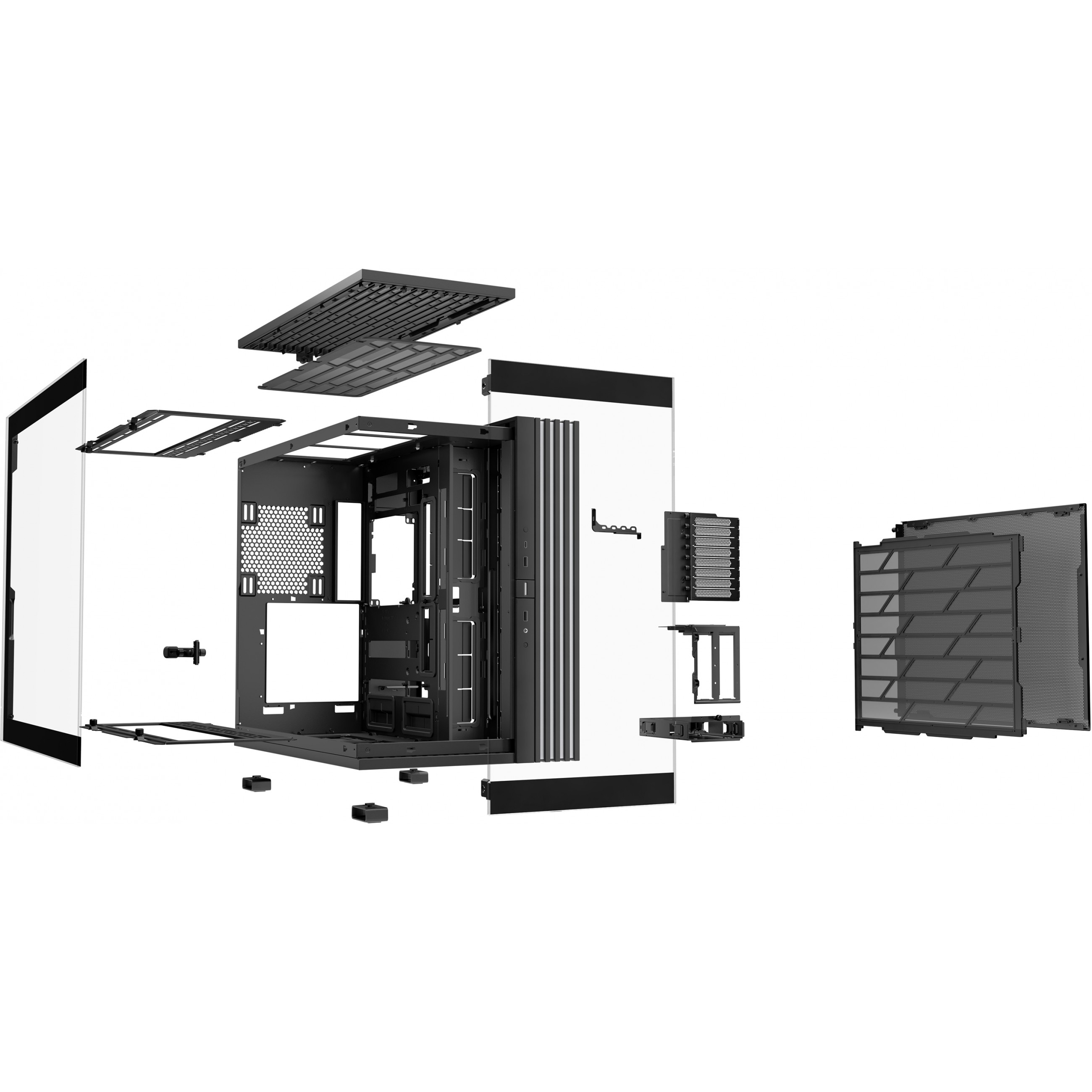 PC kućište BE QUIET! LIGHT BASE 900 DX Black Full Tower (Full Tower, Gaming, 4x 2.5'' bays, 1x 3.5'' bay, Maksimalna duljina PSU 22.5 cm)-4