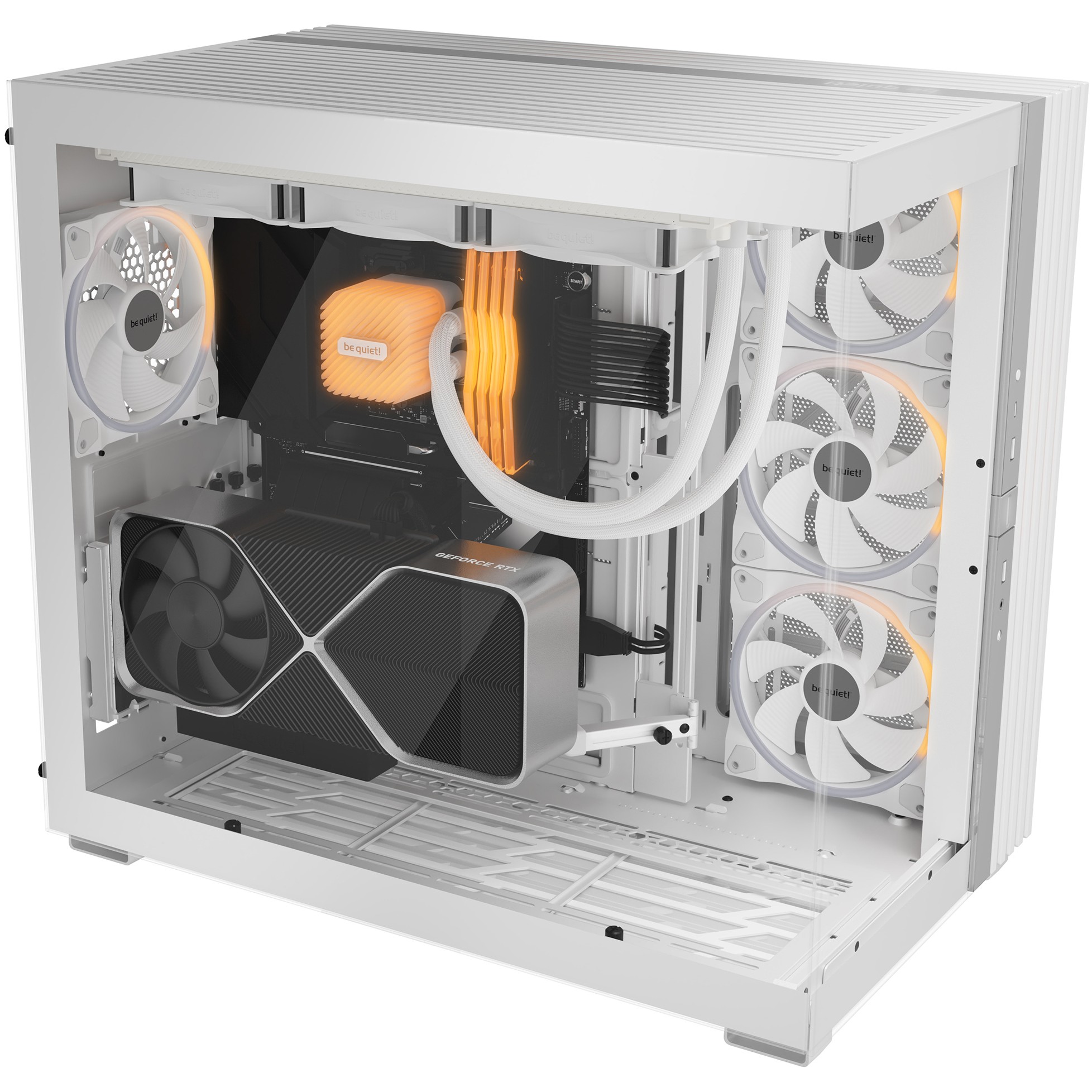 PC kućište BE QUIET! LIGHT BASE 900 DX White Full Tower (Full Tower, ATX, EATX, micro ATX, Mini-ATX, XL-ATX, 1x 3.5" bay, 4x 2.5" bay, bijelo)-2