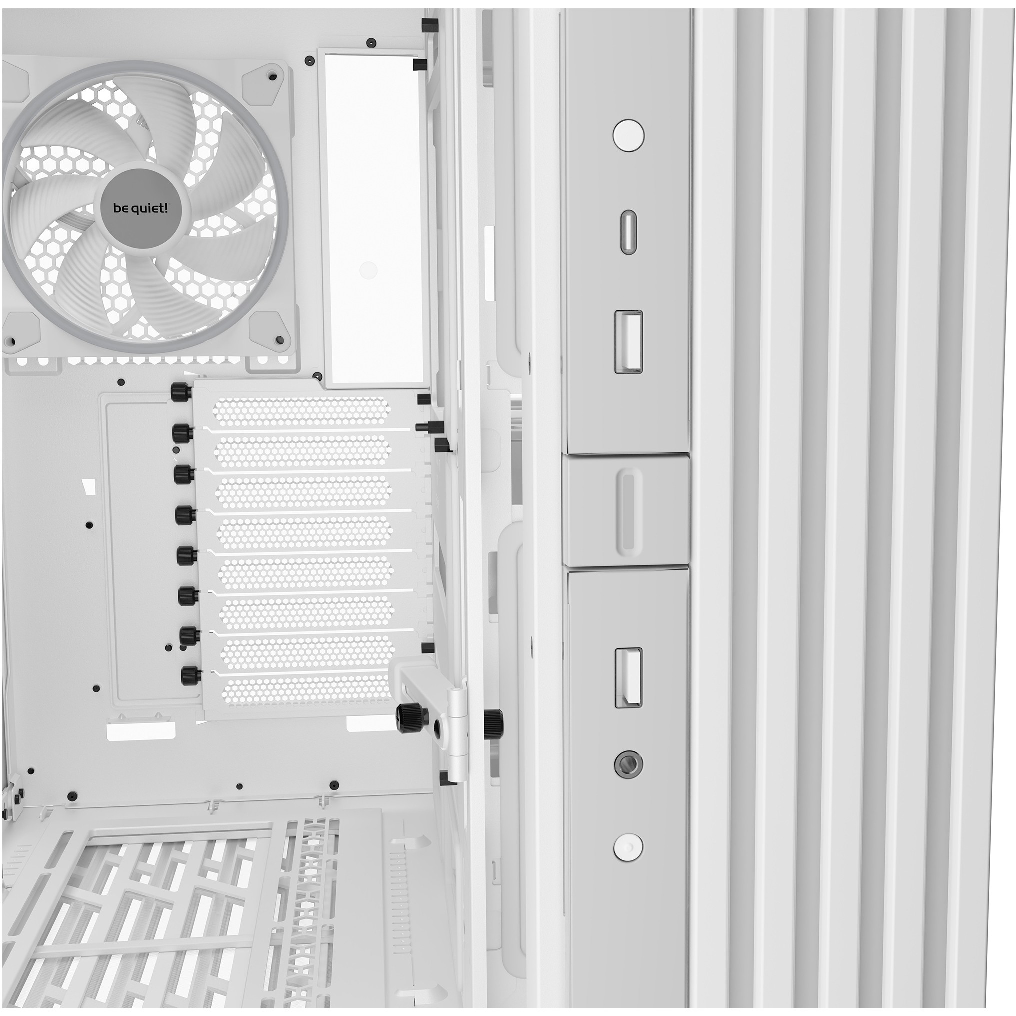 PC kućište BE QUIET! LIGHT BASE 900 DX White Full Tower (Full Tower, ATX, EATX, micro ATX, Mini-ATX, XL-ATX, 1x 3.5" bay, 4x 2.5" bay, bijelo)-5