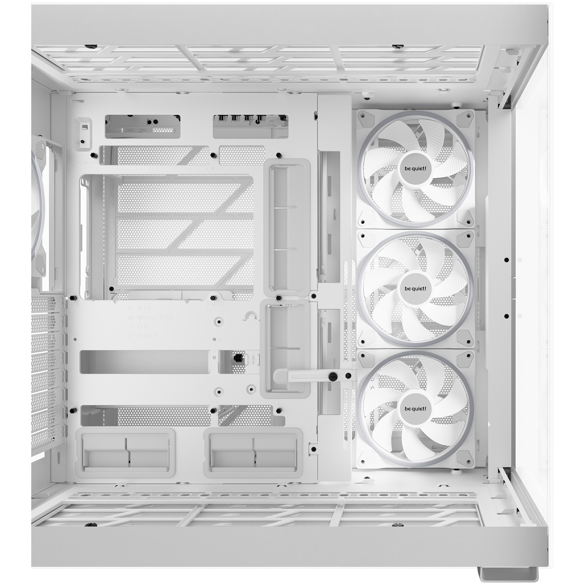 PC kućište BE QUIET! LIGHT BASE 900 DX White Full Tower (Full Tower, ATX, EATX, micro ATX, Mini-ATX, XL-ATX, 1x 3.5" bay, 4x 2.5" bay, bijelo)-8