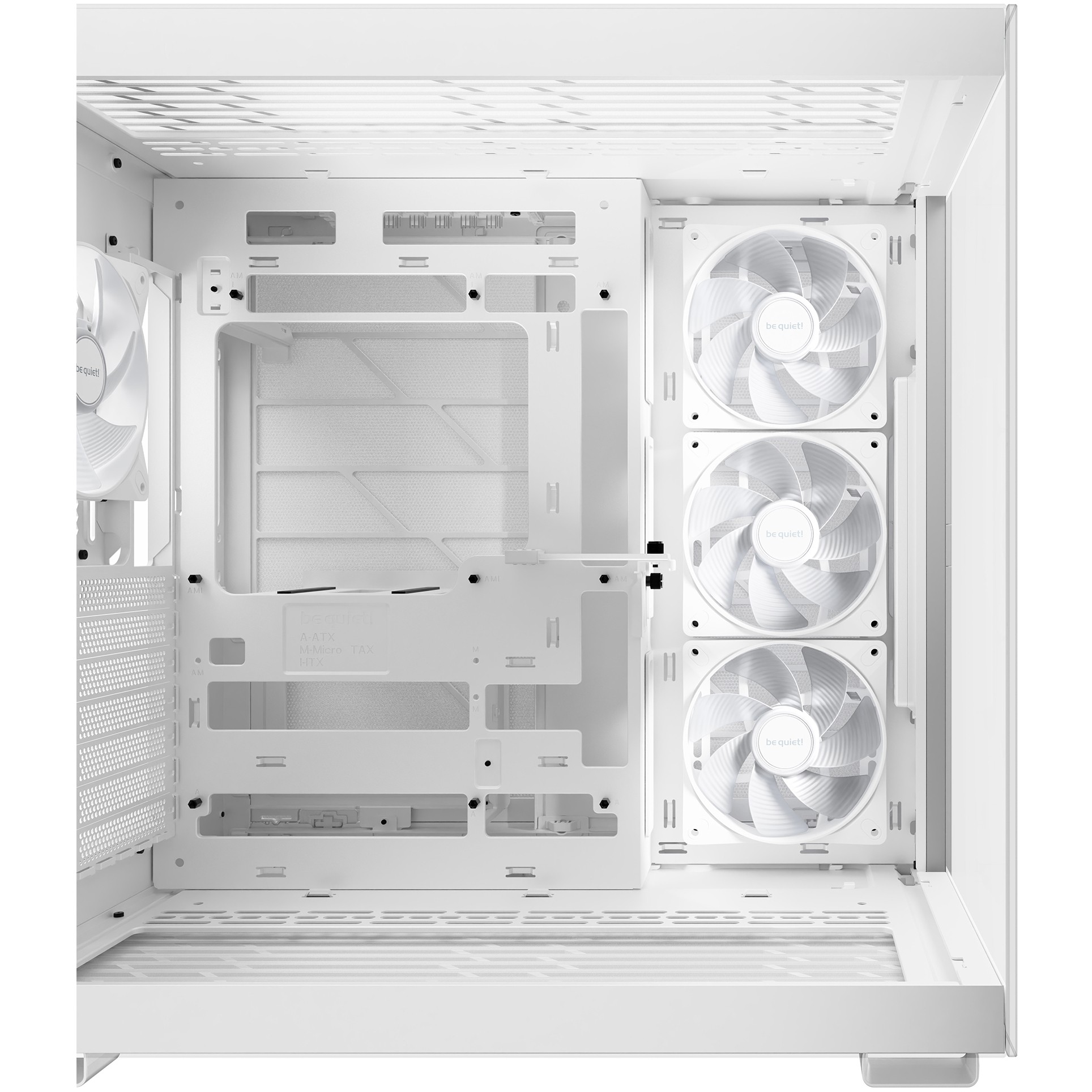 Kućište za računalo BE QUIET! LIGHT BASE 600 LX (Midi Tower, ATX, 3x 120 mm ventilatori, USB 3.2 Gen 2, Bijelo)-7