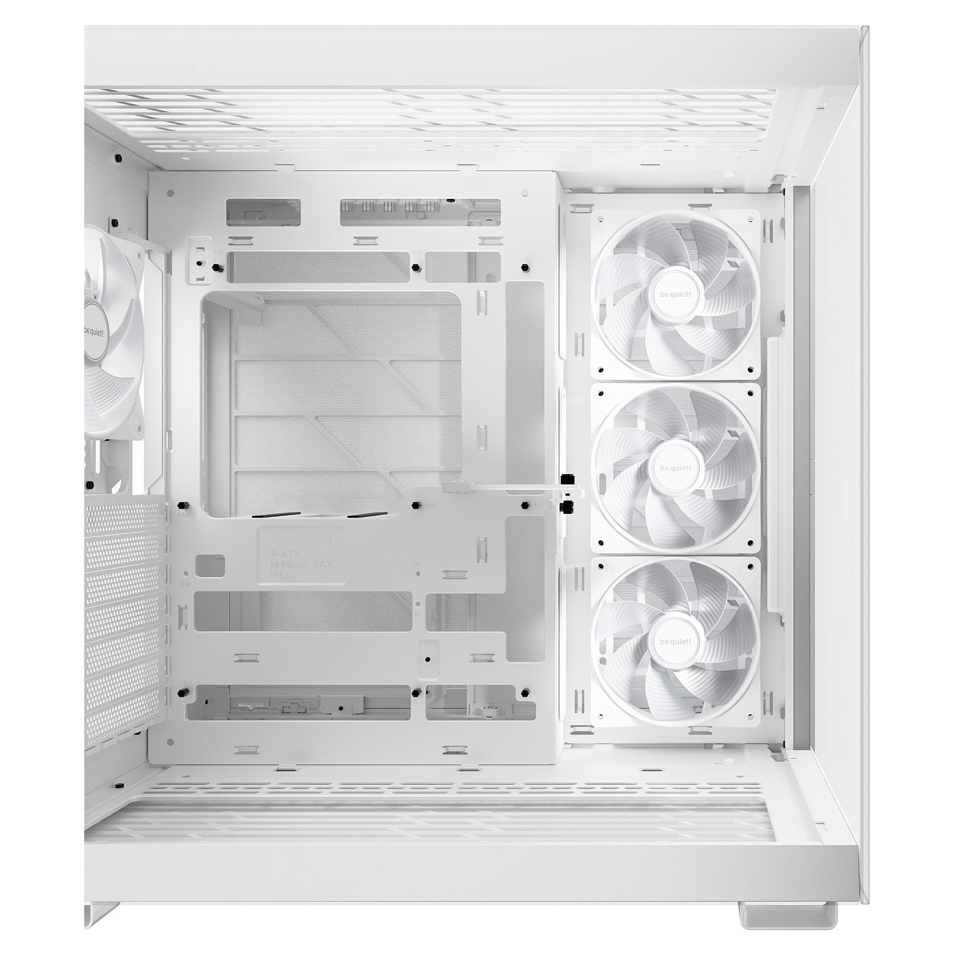 Kućište za računalo BE QUIET! LIGHT BASE 600 LX (Midi Tower, ATX, 3x 120 mm ventilatori, USB 3.2 Gen 2, Bijelo)-9