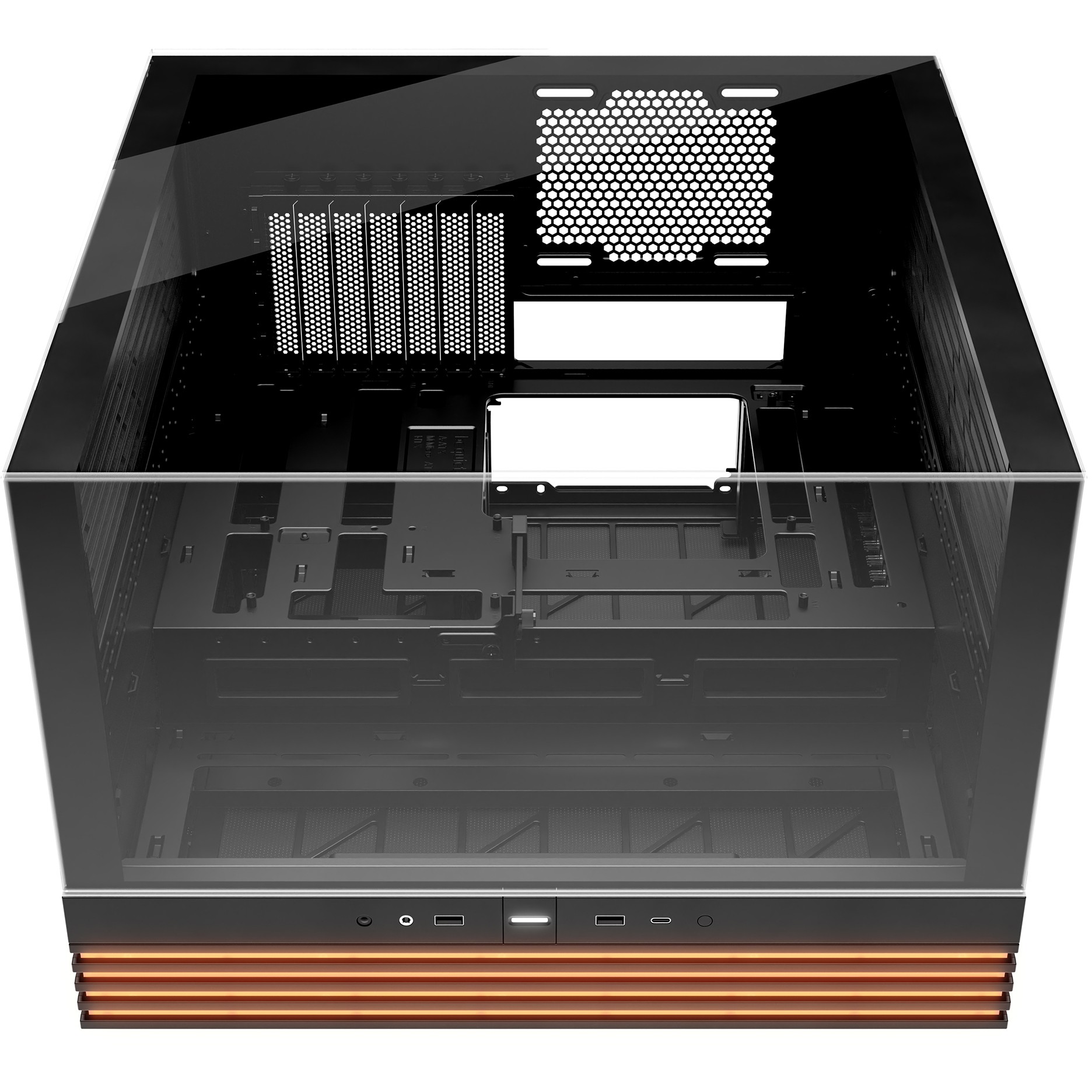 PC kućište BE QUIET! LIGHT BASE 600 DX Black Midi Tower (Midi Tower, 2x 2.5" bays, 1x 3.5" bays, ATX, micro ATX, Mini-ATX, RGB, staklo)-6