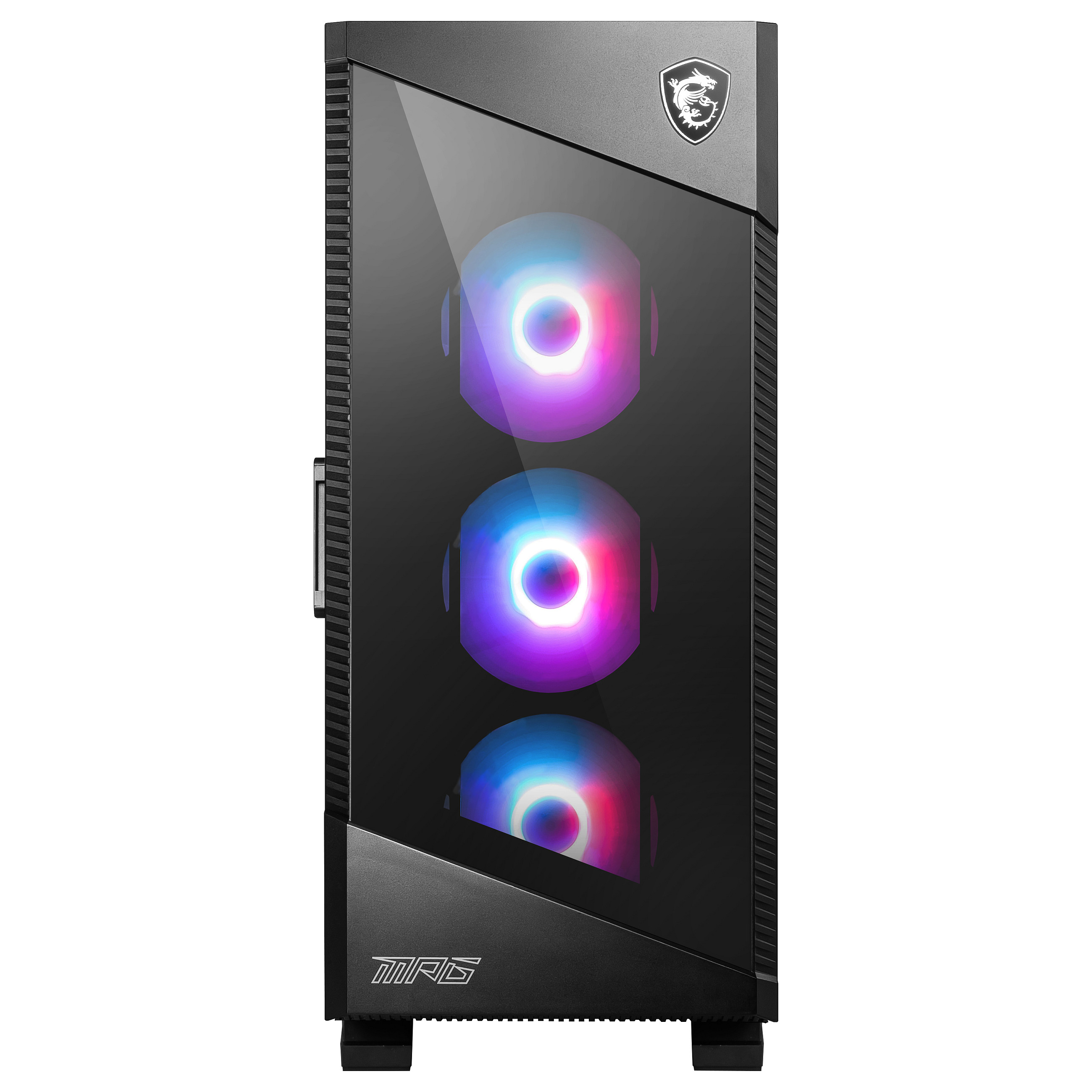 Kućište MSI MPG VELOX 100R Mid Tower Gaming Computer Case Black, 4x 120mm ARGB ventilatori, USB Type-C, Tempered Glass-0