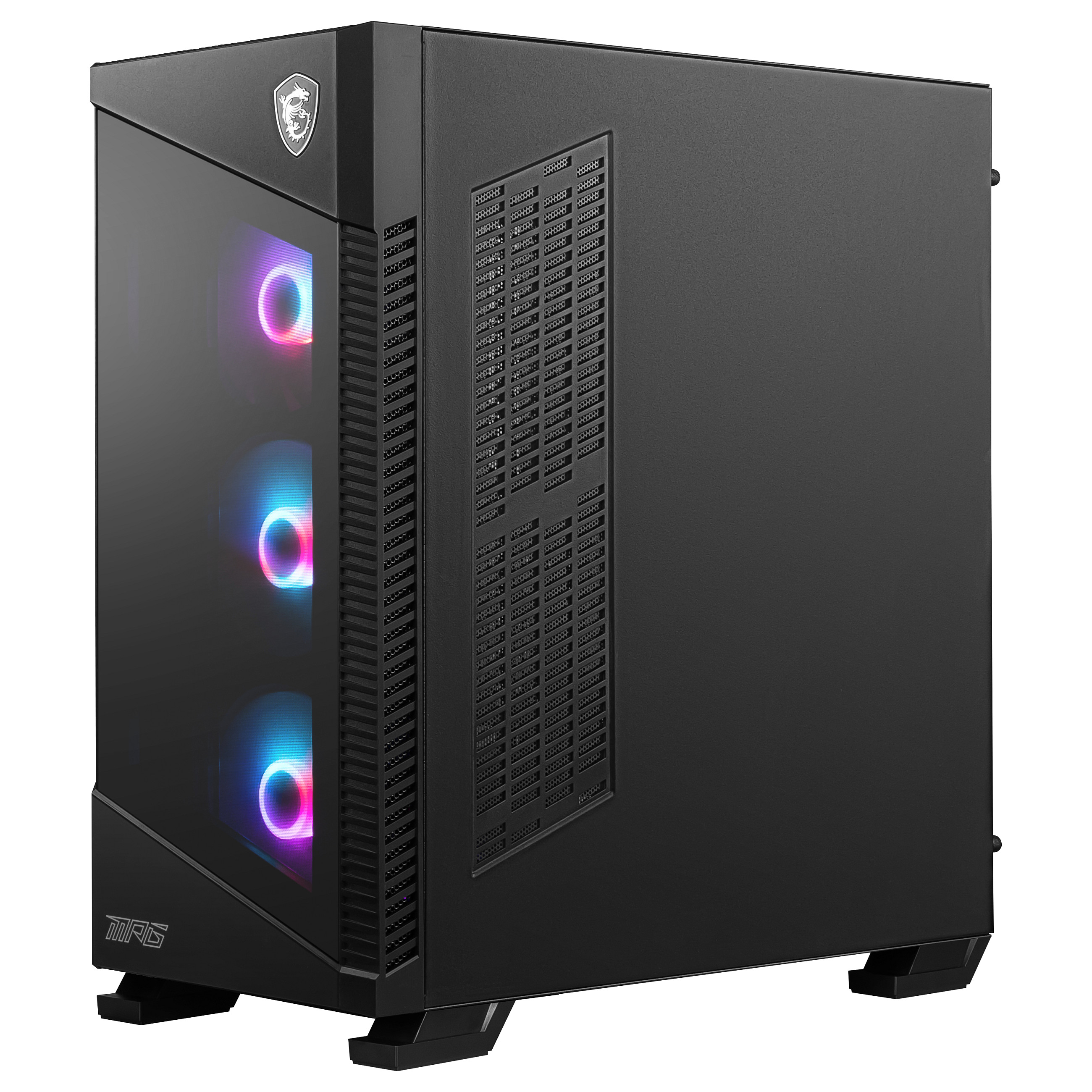 Kućište MSI MPG VELOX 100R Mid Tower Gaming Computer Case Black, 4x 120mm ARGB ventilatori, USB Type-C, Tempered Glass-4