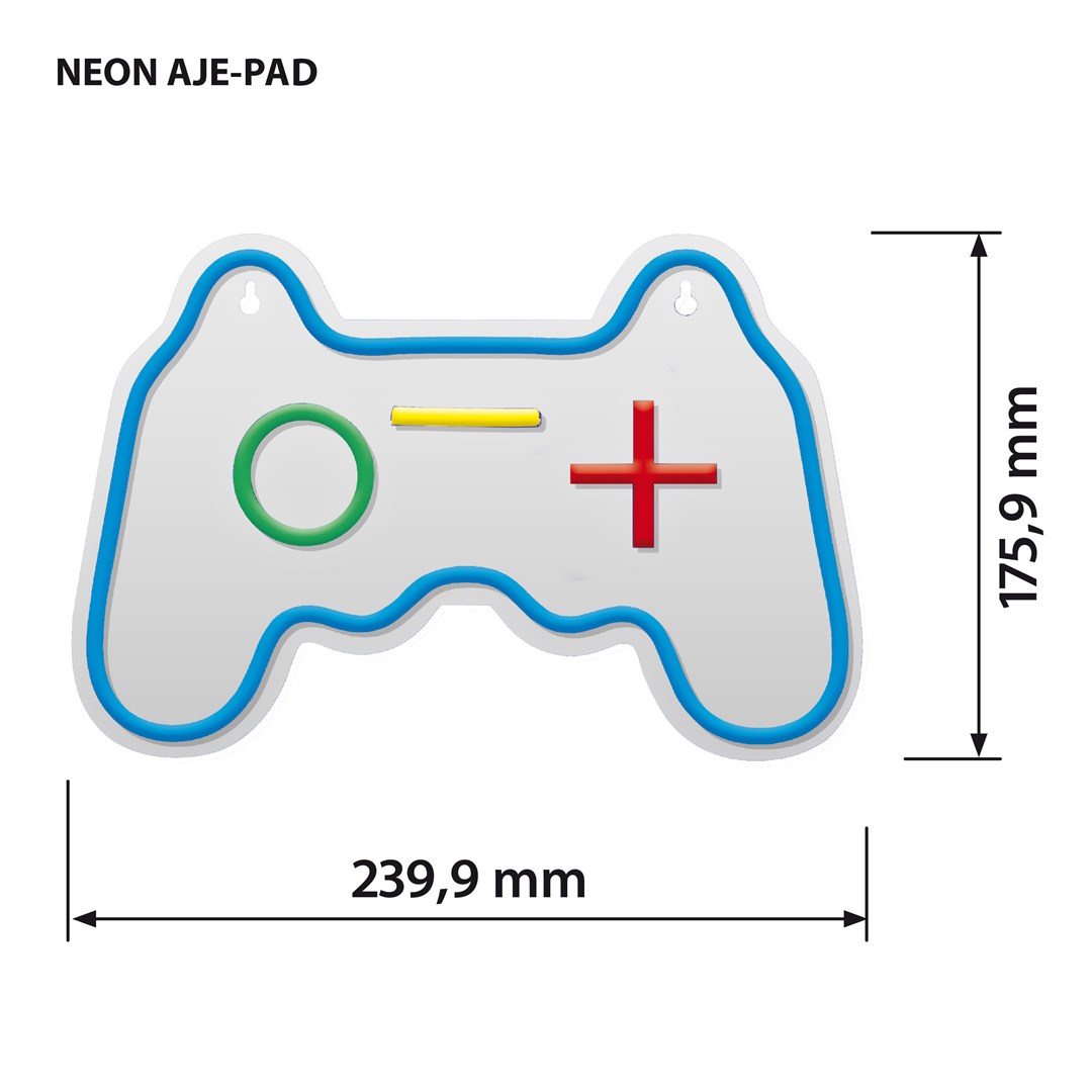 LED neon ACTIVEJET AJE-NEON PAD (USB napajanje, višebojni)-1