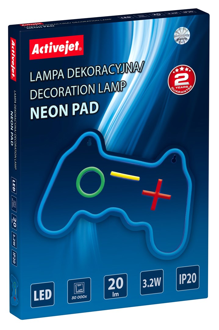 LED neon ACTIVEJET AJE-NEON PAD (USB napajanje, višebojni)-2