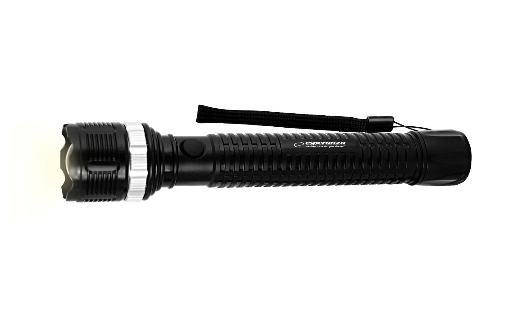 Ručna svjetiljka ESPERANZA EOT074 (LED, 1,2 W, domet svjetlosti do 100 m, otporna na udarce, crna)-5