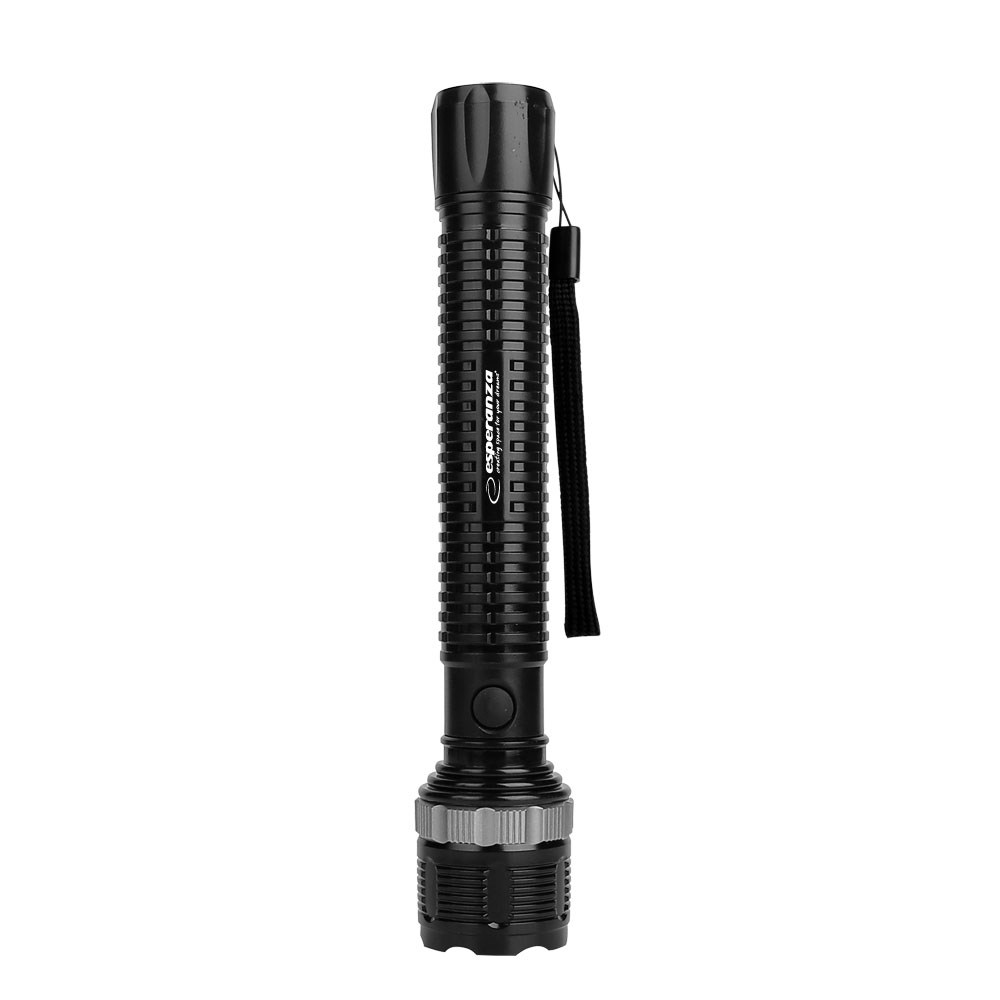 Ručna svjetiljka ESPERANZA EOT074 (LED, 1,2 W, domet svjetlosti do 100 m, otporna na udarce, crna)-4