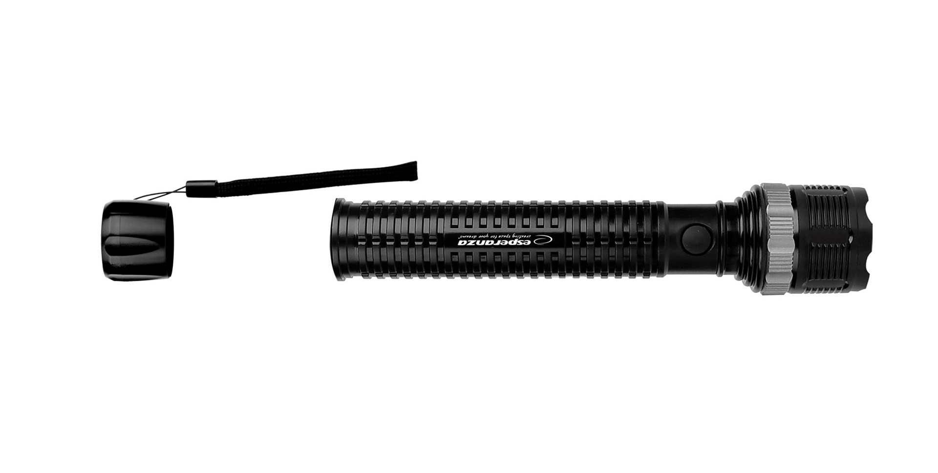 Ručna svjetiljka ESPERANZA EOT074 (LED, 1,2 W, domet svjetlosti do 100 m, otporna na udarce, crna)-6