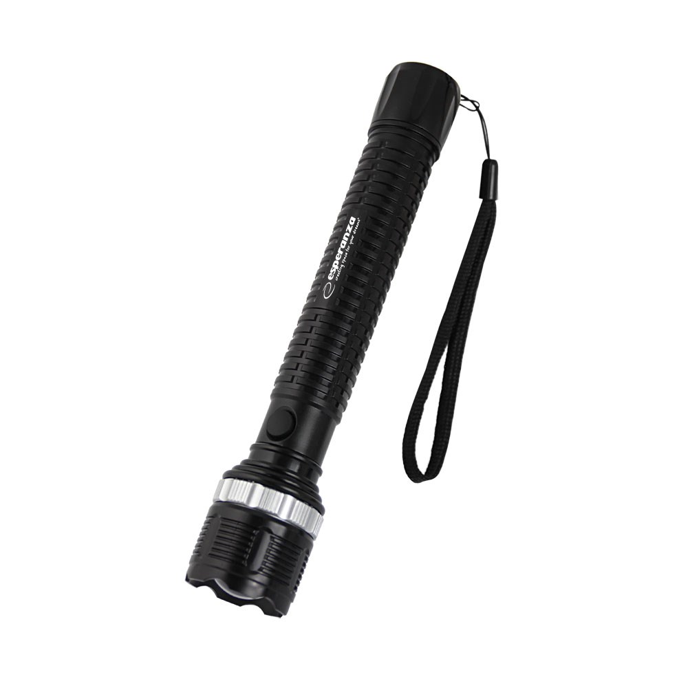Ručna svjetiljka ESPERANZA EOT074 (LED, 1,2 W, domet svjetlosti do 100 m, otporna na udarce, crna)-3