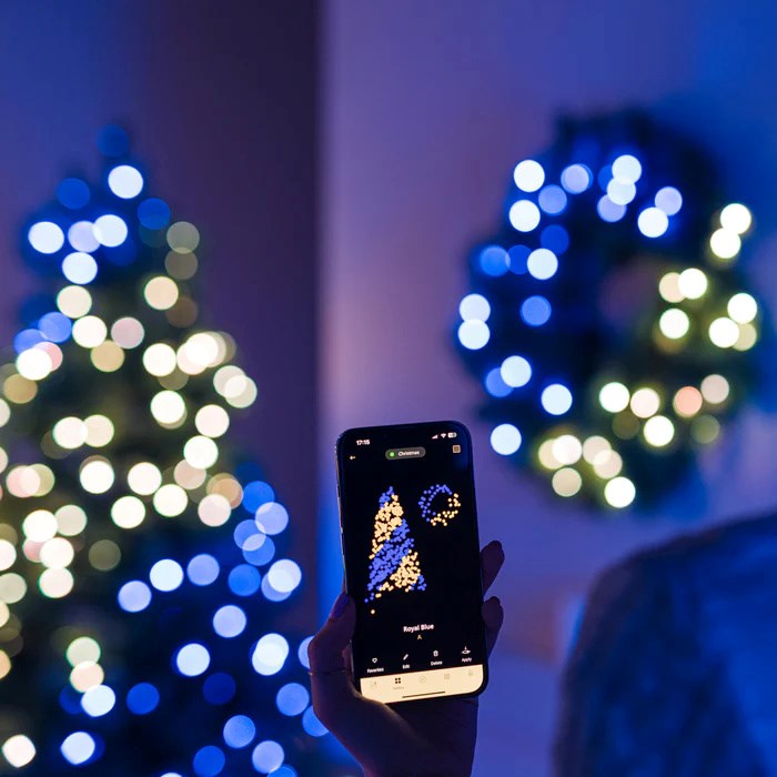 Wienac TWINKLY Wstępnie oświetlony 50 RGB LED 24" zeleni kabel-3
