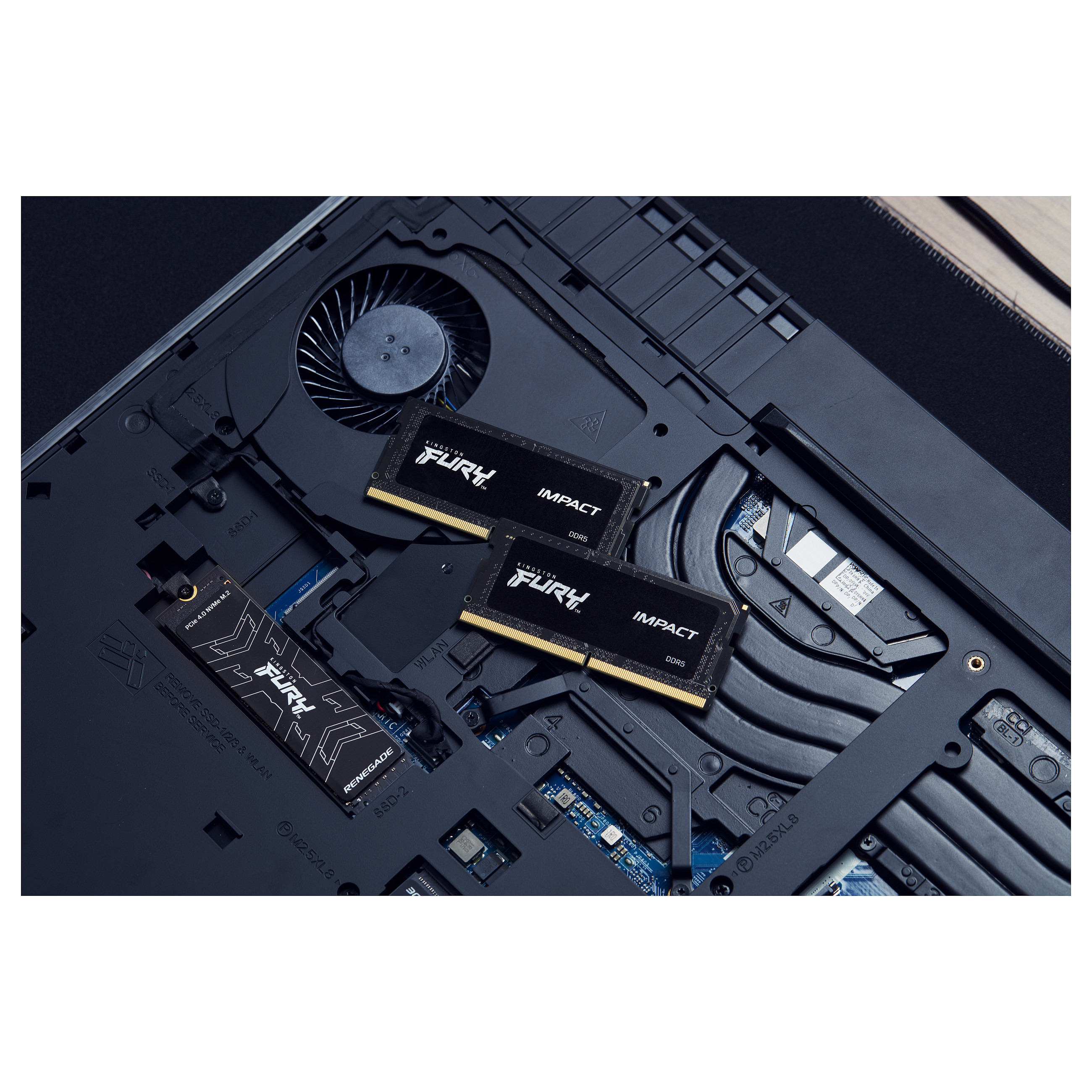 RAM KINGSTON DRAM 16GB 4800MT/s DDR5 CL38 SODIMM FURY Impact (16 GB, 4800MHz, DDR5 SDRAM, SODIMM 262-pin, CL38)-17