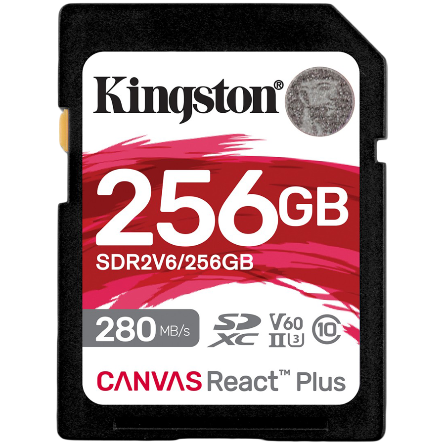 SD kartica KINGSTON 256GB SDXC Canvas React Plus (UHS-II, 280R/150W, U3, V60)