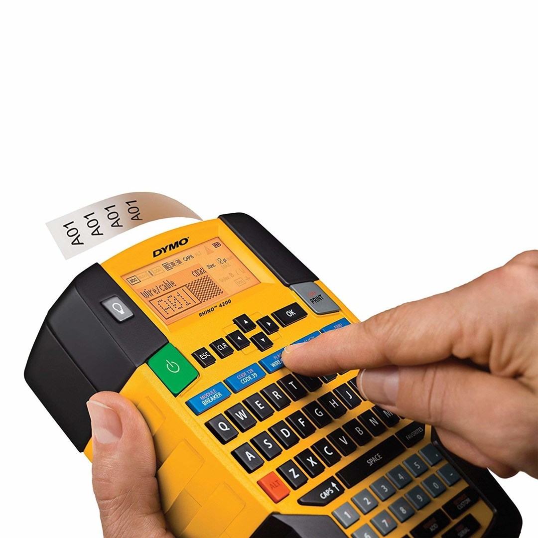Label printer DYMO Rhino 4200 (thermal transfer, wireless, QWERTY)-4