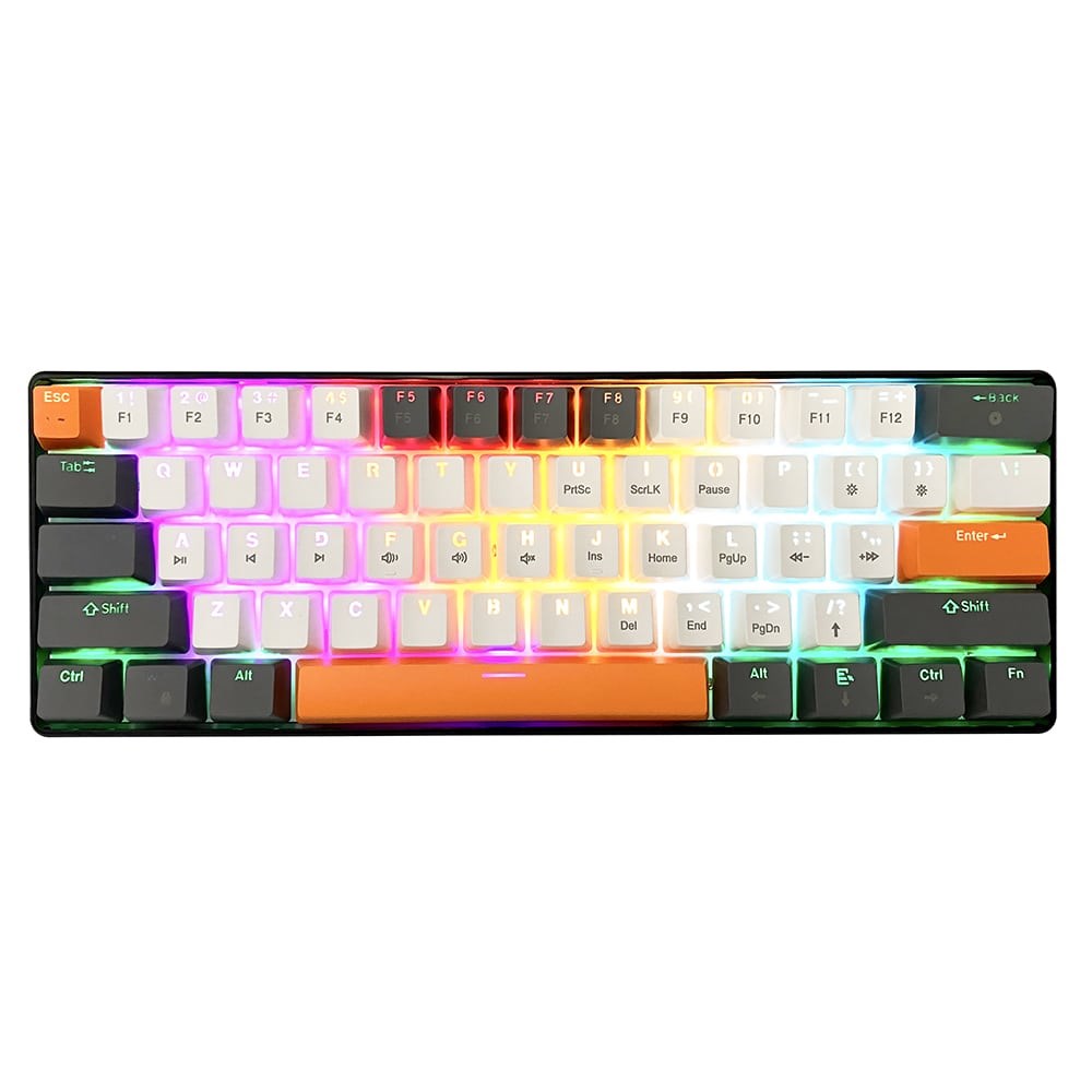 Tipkovnica MEDIA TECH MT1258 60% mehanička, CHERRY MX Red, multicolor pozadinsko osvjetljenje – internacionalna non HR tipkovnica-6