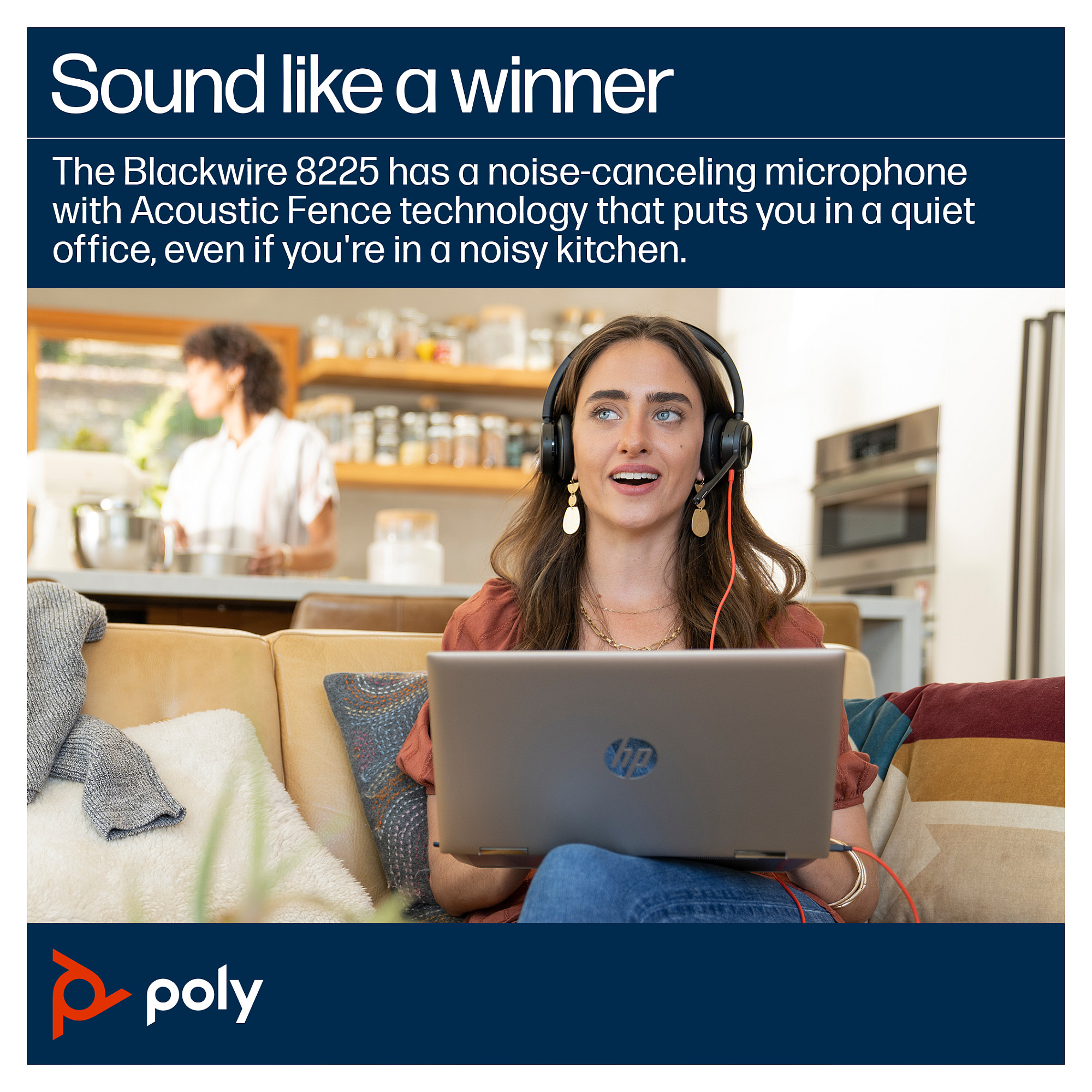 POLY Blackwire 8225 Stereo Microsoft Teams Certified USB-C Headset +USB-C/A Adapter-11
