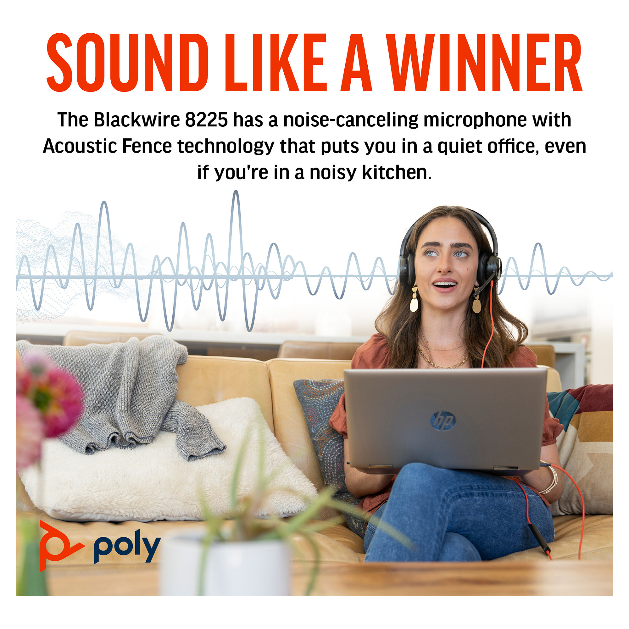 POLY Blackwire 8225 Stereo Microsoft Teams Certified USB-C Headset +USB-C/A Adapter-12