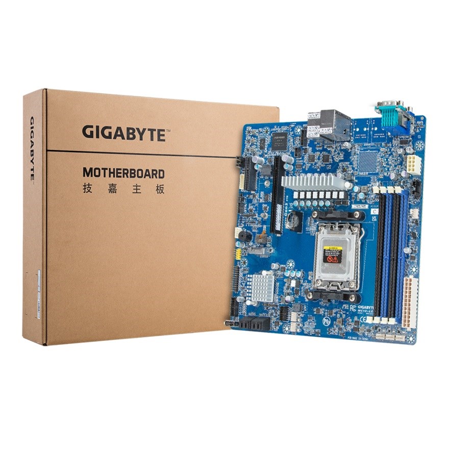 Ploča glavna GIGABYTE MC13-LE0 AM5 AMD Epyc 4004/Ryzen 7000 B650E (4xDIMM, 4x SATA, 1xM.2, 2x1Gbe, IPMI, mATX)-3